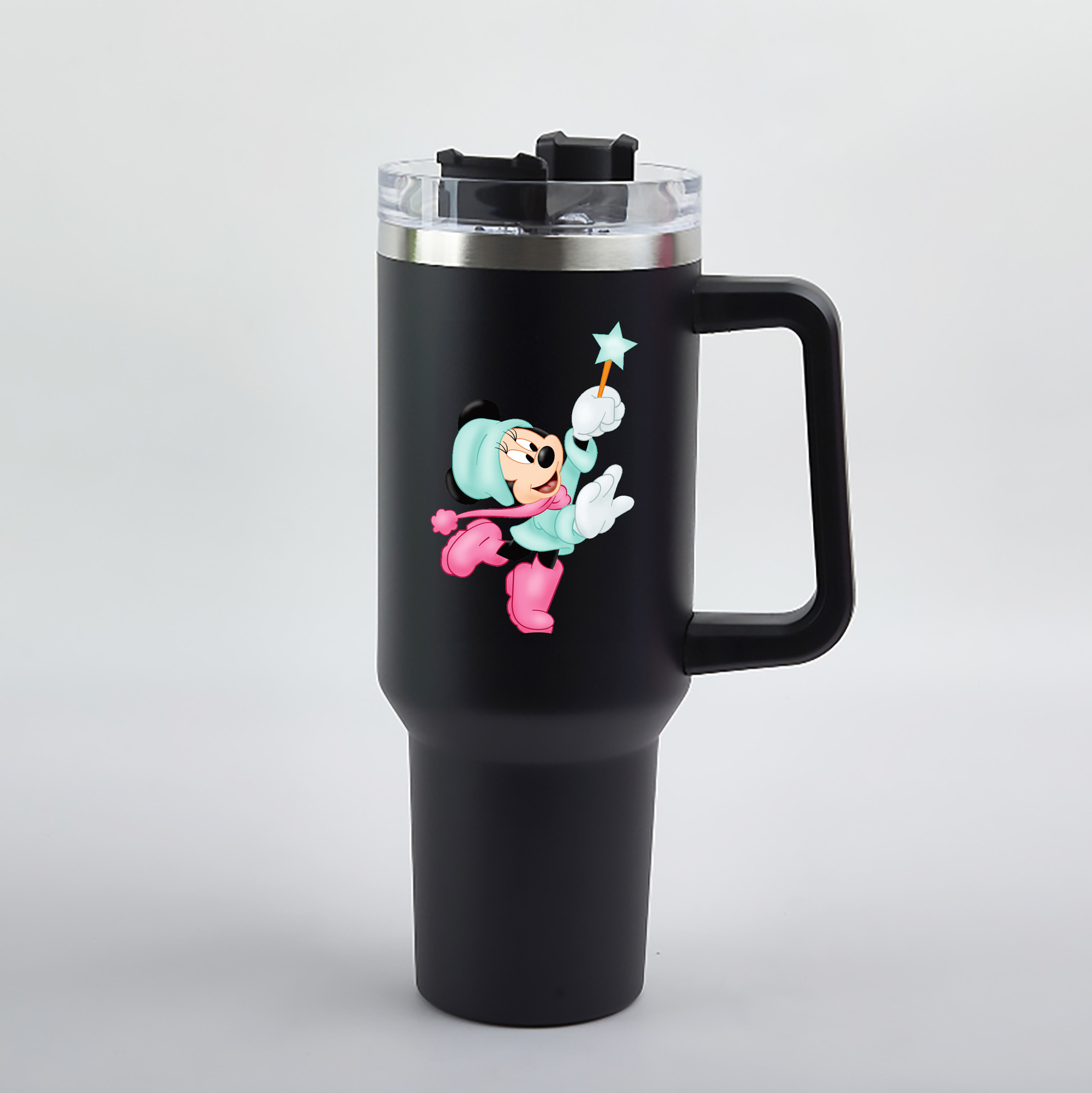 （画像用） ミッキーマウス Mickey Mouse 1200mL車用タンブラー（カラープリント）