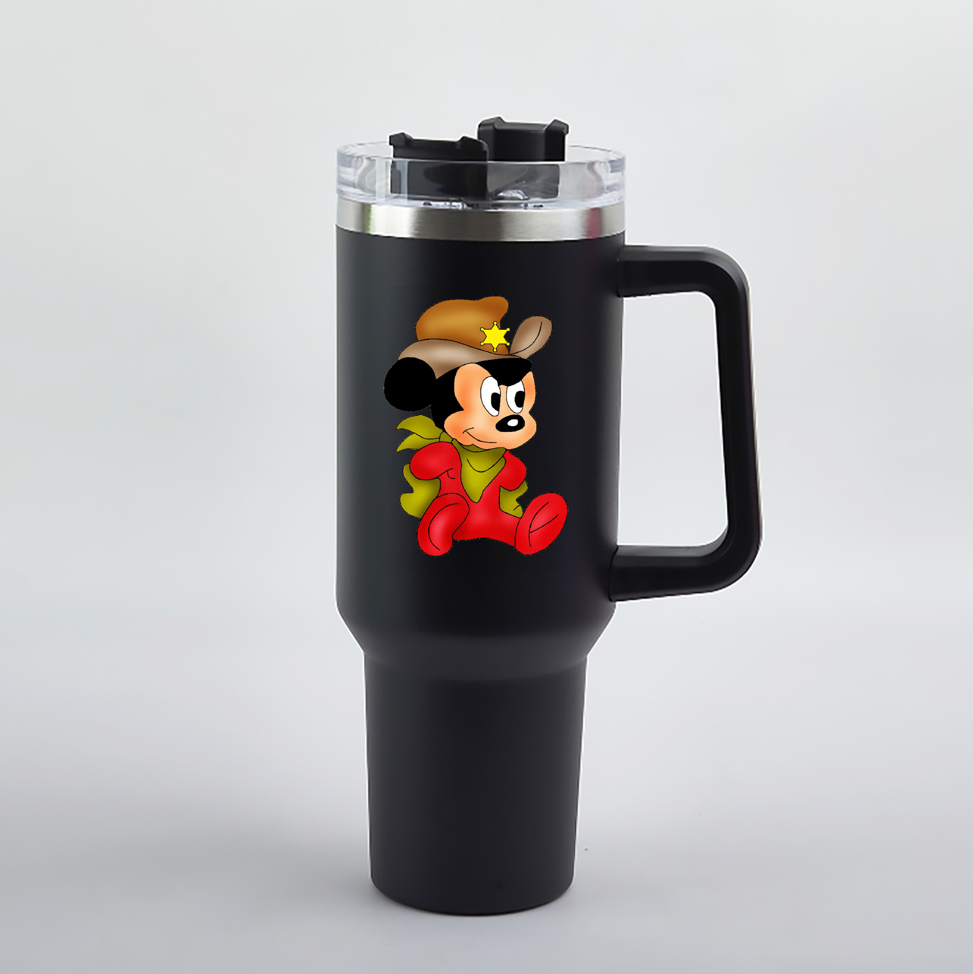 （画像用） ミッキーマウス Mickey Mouse 1200mL車用タンブラー（カラープリント）