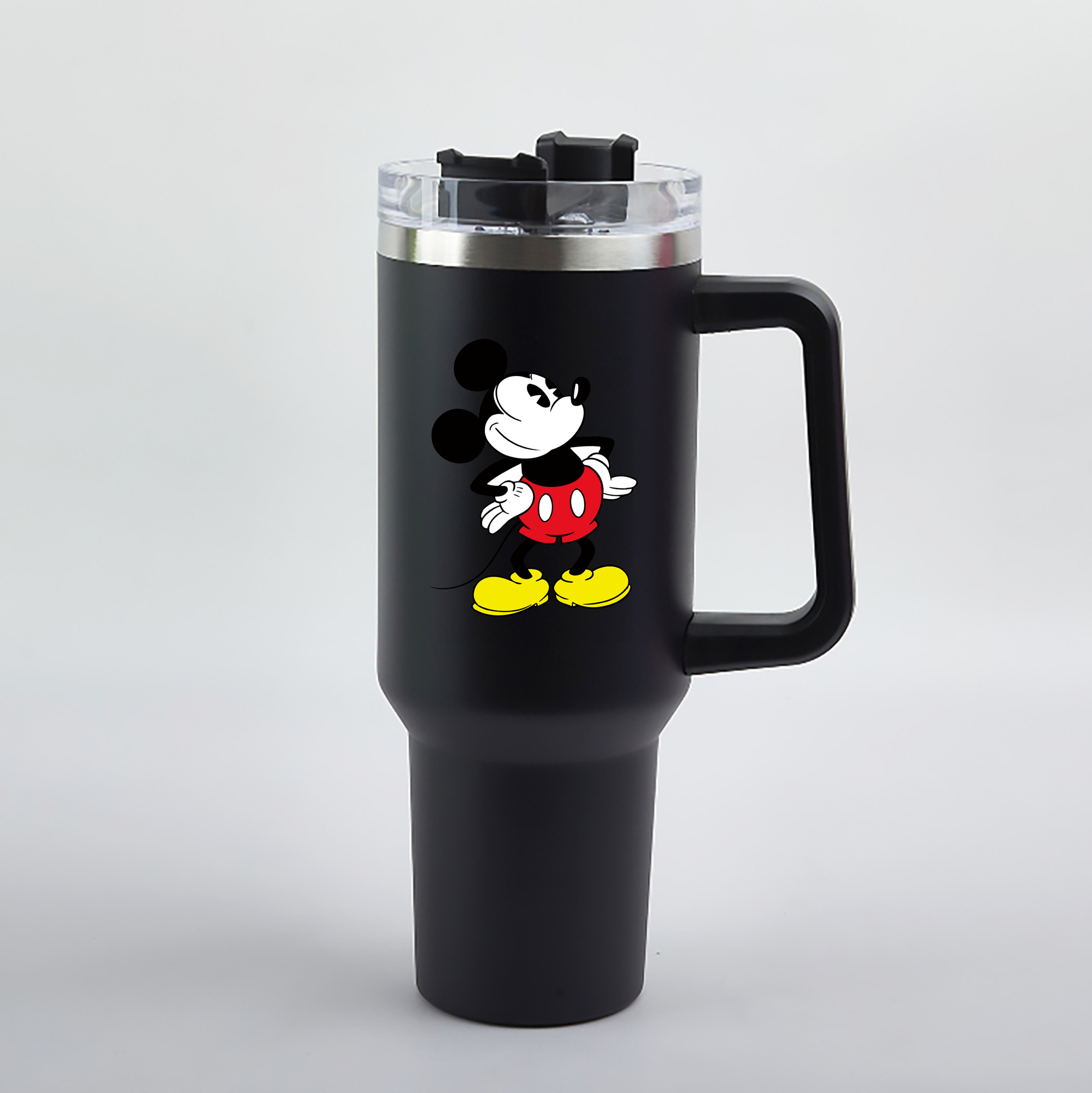 （画像用） ミッキーマウス Mickey Mouse 1200mL車用タンブラー（カラープリント）