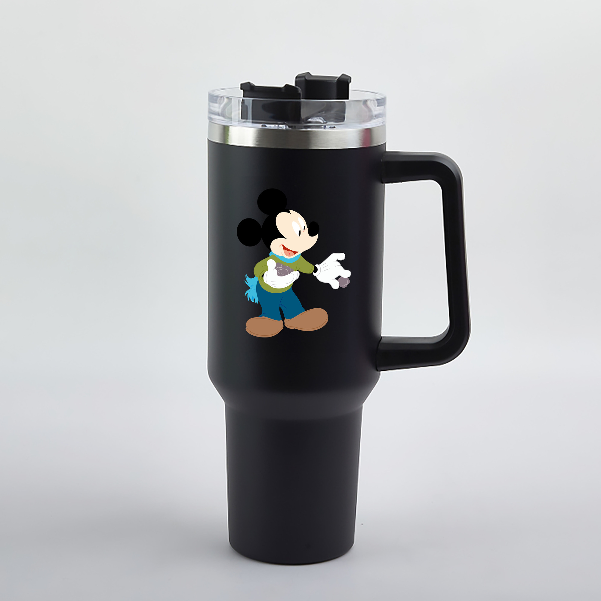 （画像用） ミッキーマウス Mickey Mouse 1200mL車用タンブラー（カラープリント）