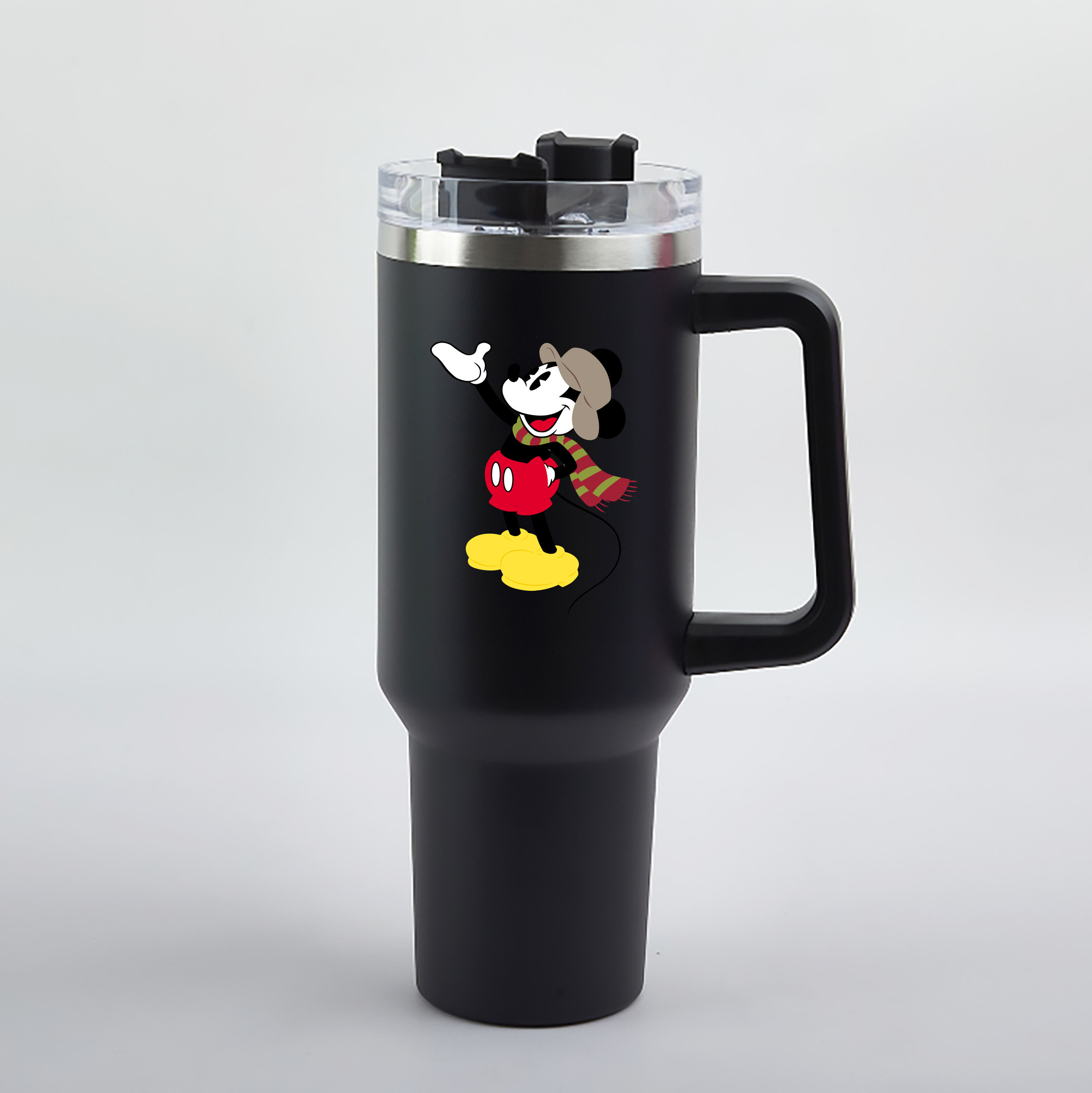 （画像用） ミッキーマウス Mickey Mouse 1200mL車用タンブラー（カラープリント）