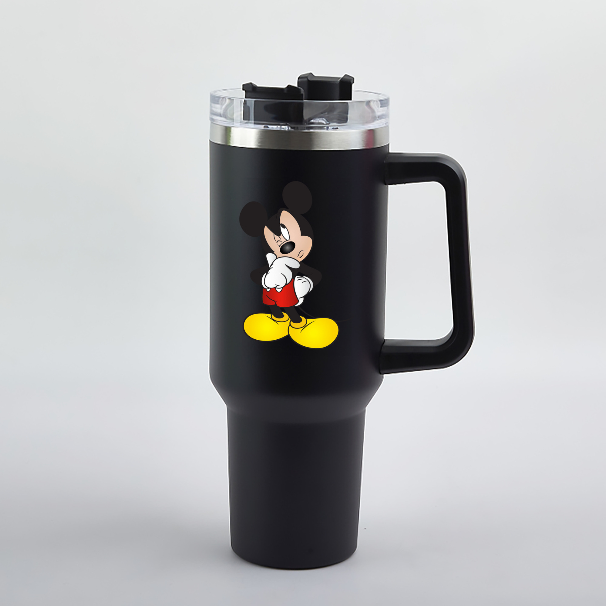 （画像用） ミッキーマウス Mickey Mouse 1200mL車用タンブラー（カラープリント）