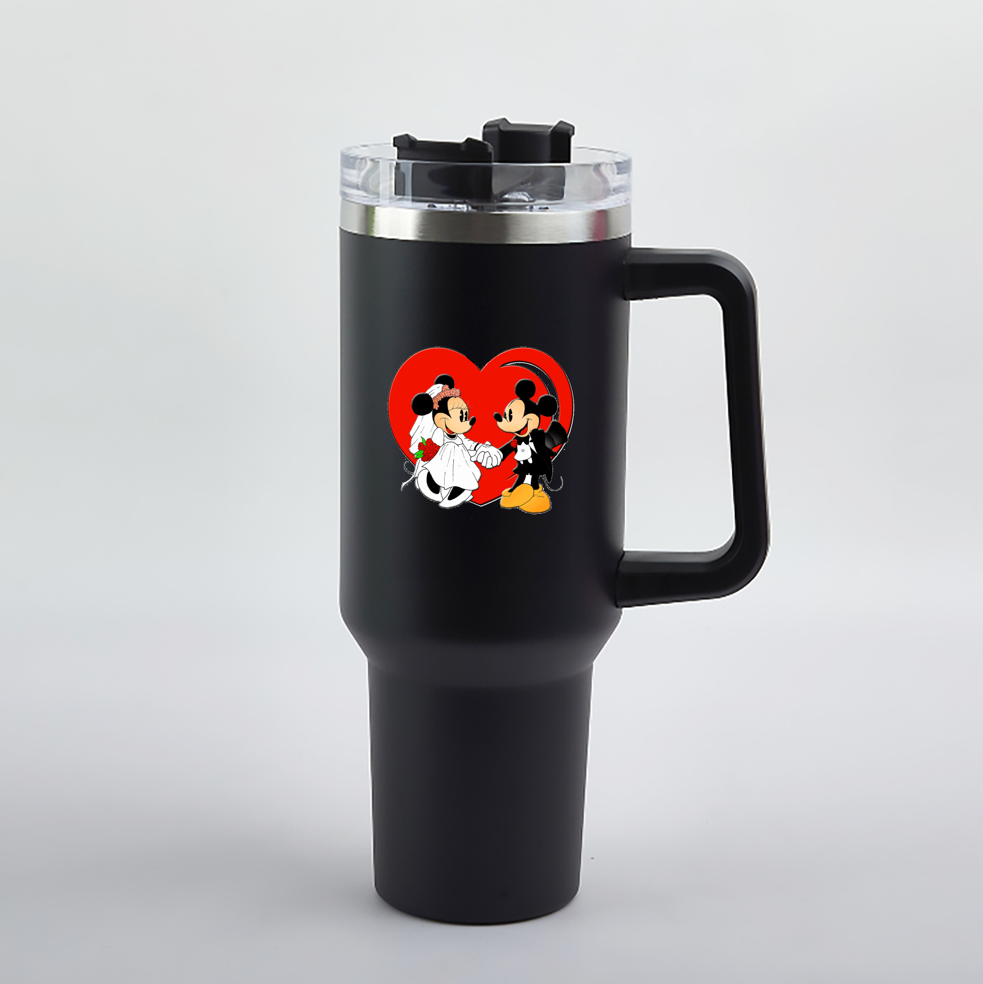 （画像用） ミッキーマウス Mickey Mouse 1200mL車用タンブラー（カラープリント）