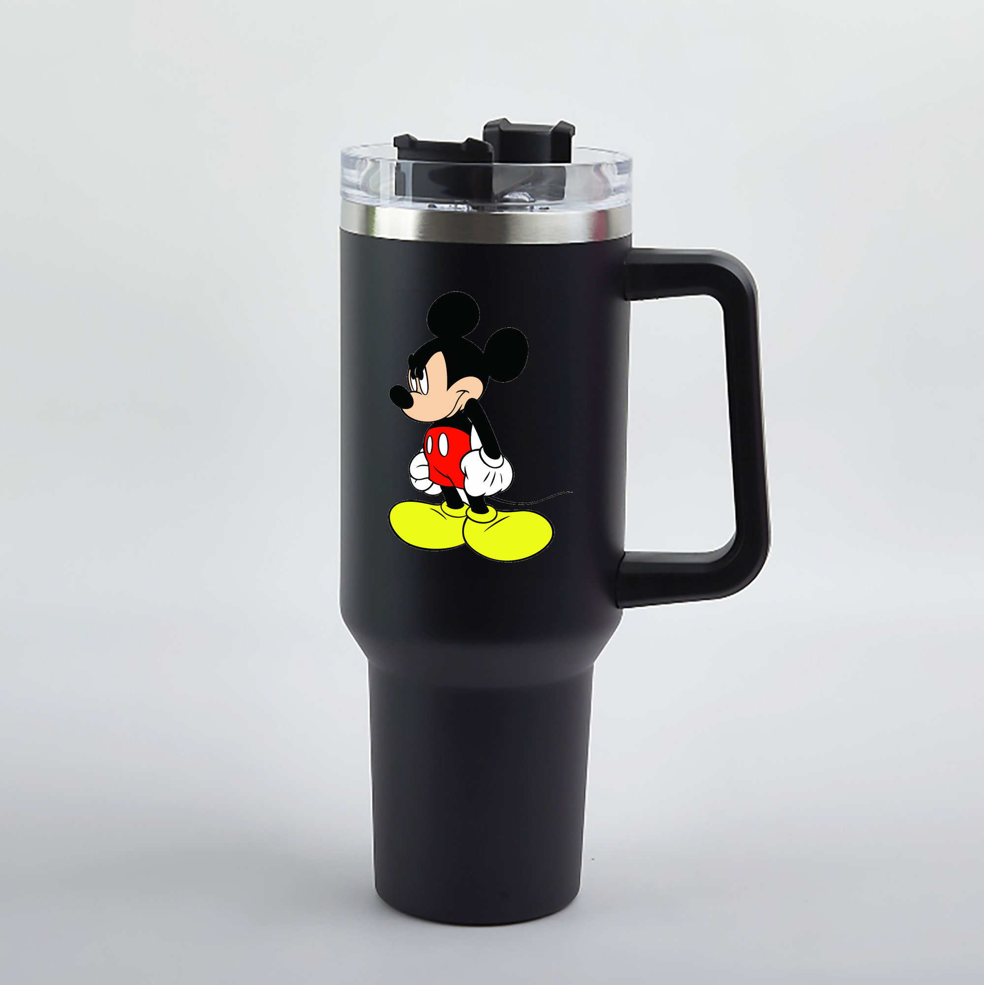 （画像用） ミッキーマウス Mickey Mouse 1200mL車用タンブラー（カラープリント）