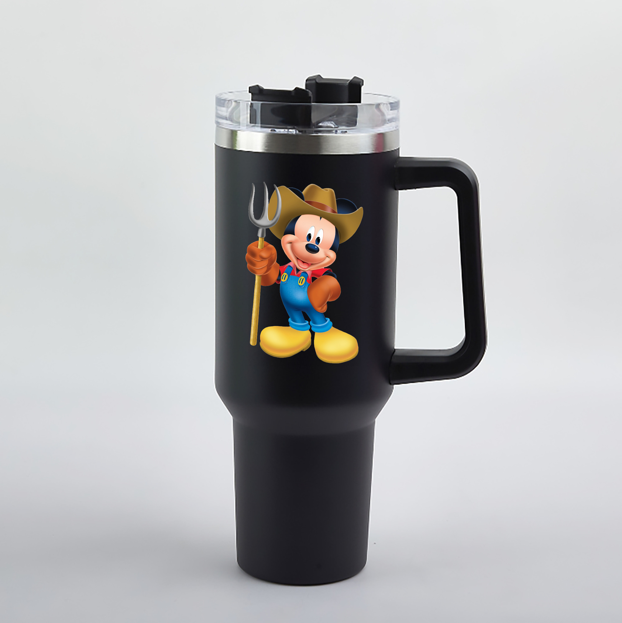（画像用） ミッキーマウス Mickey Mouse 1200mL車用タンブラー（カラープリント）