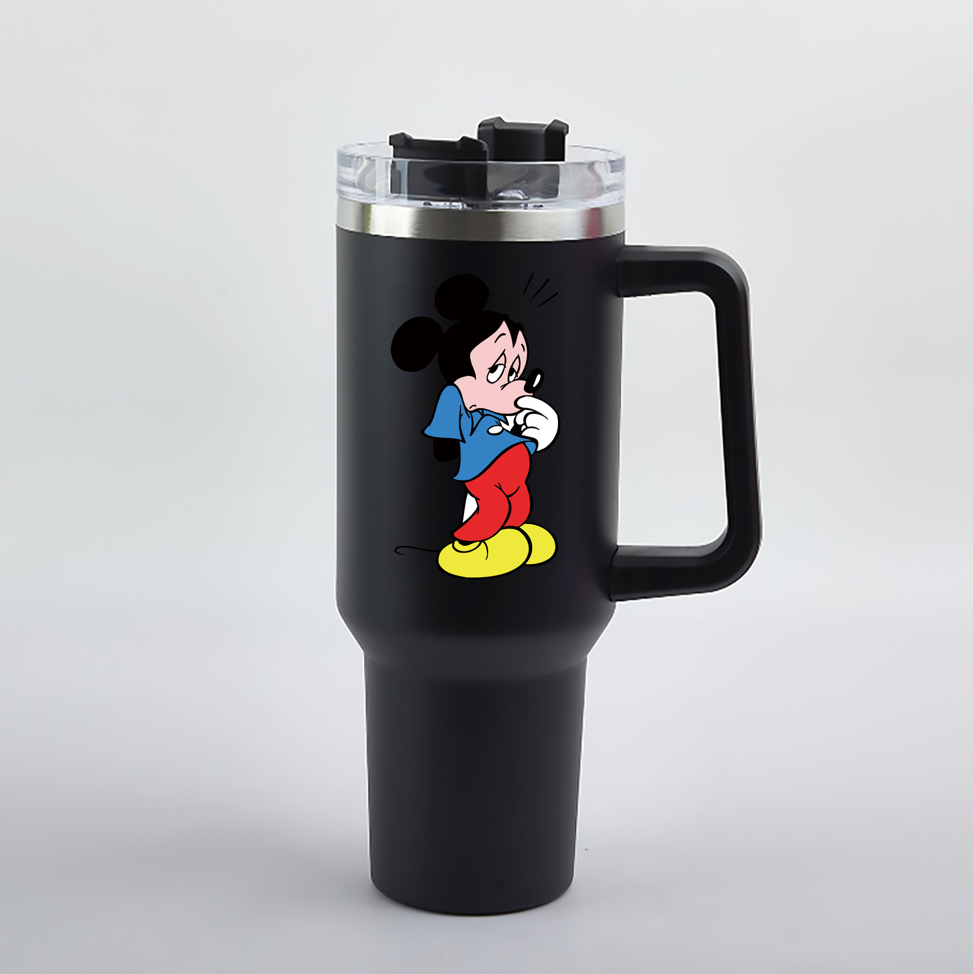 （画像用） ミッキーマウス Mickey Mouse 1200mL車用タンブラー（カラープリント）