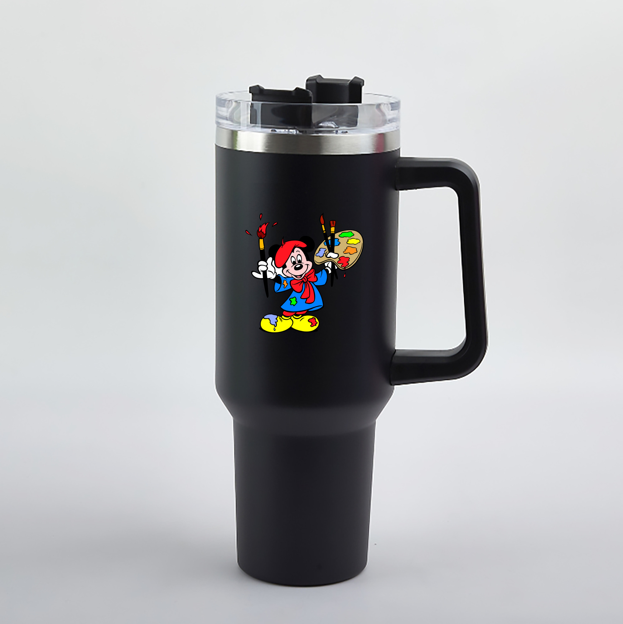 （画像用） ミッキーマウス Mickey Mouse 1200mL車用タンブラー（カラープリント）
