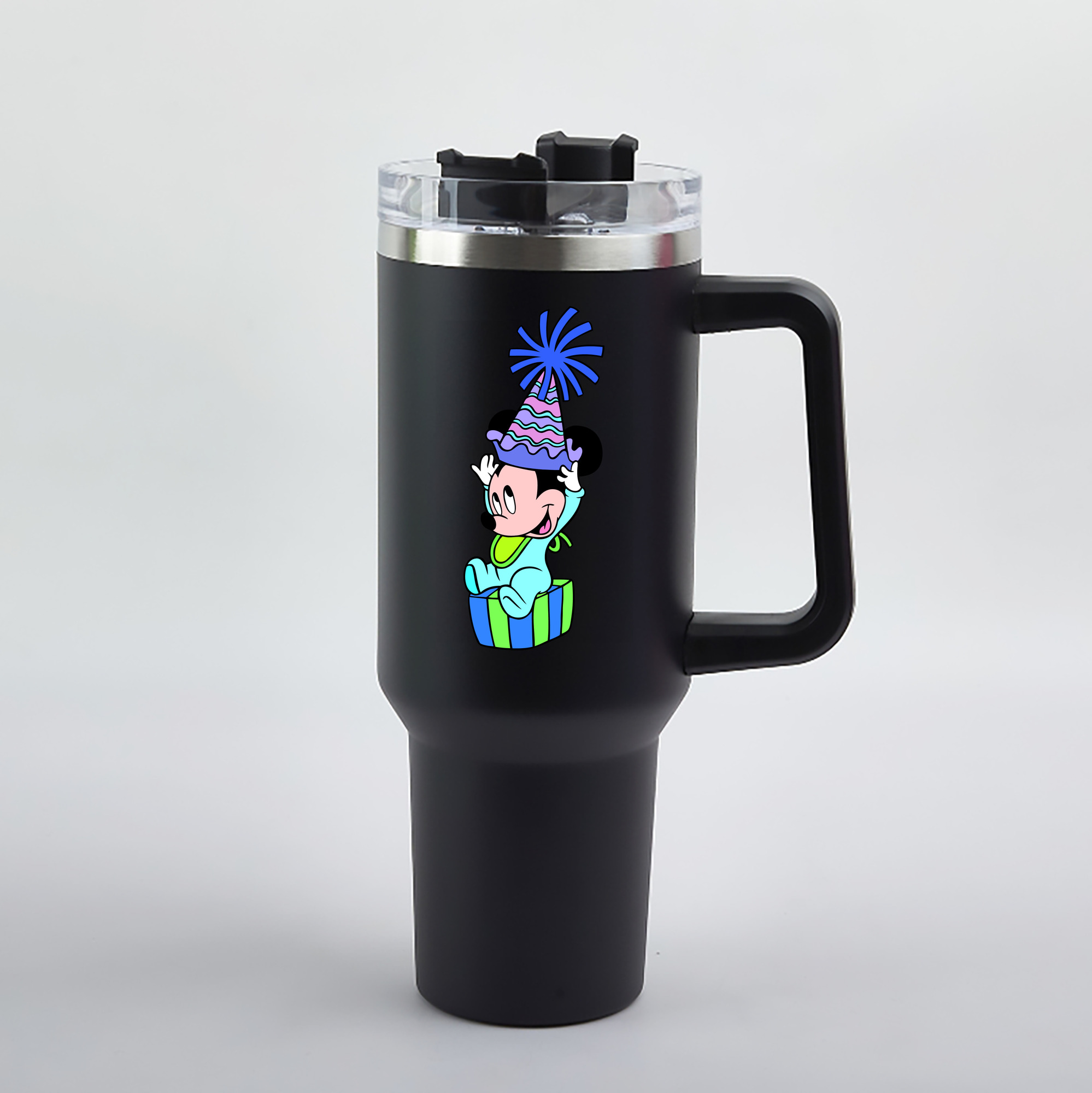 （画像用） ミッキーマウス Mickey Mouse 1200mL車用タンブラー（カラープリント）