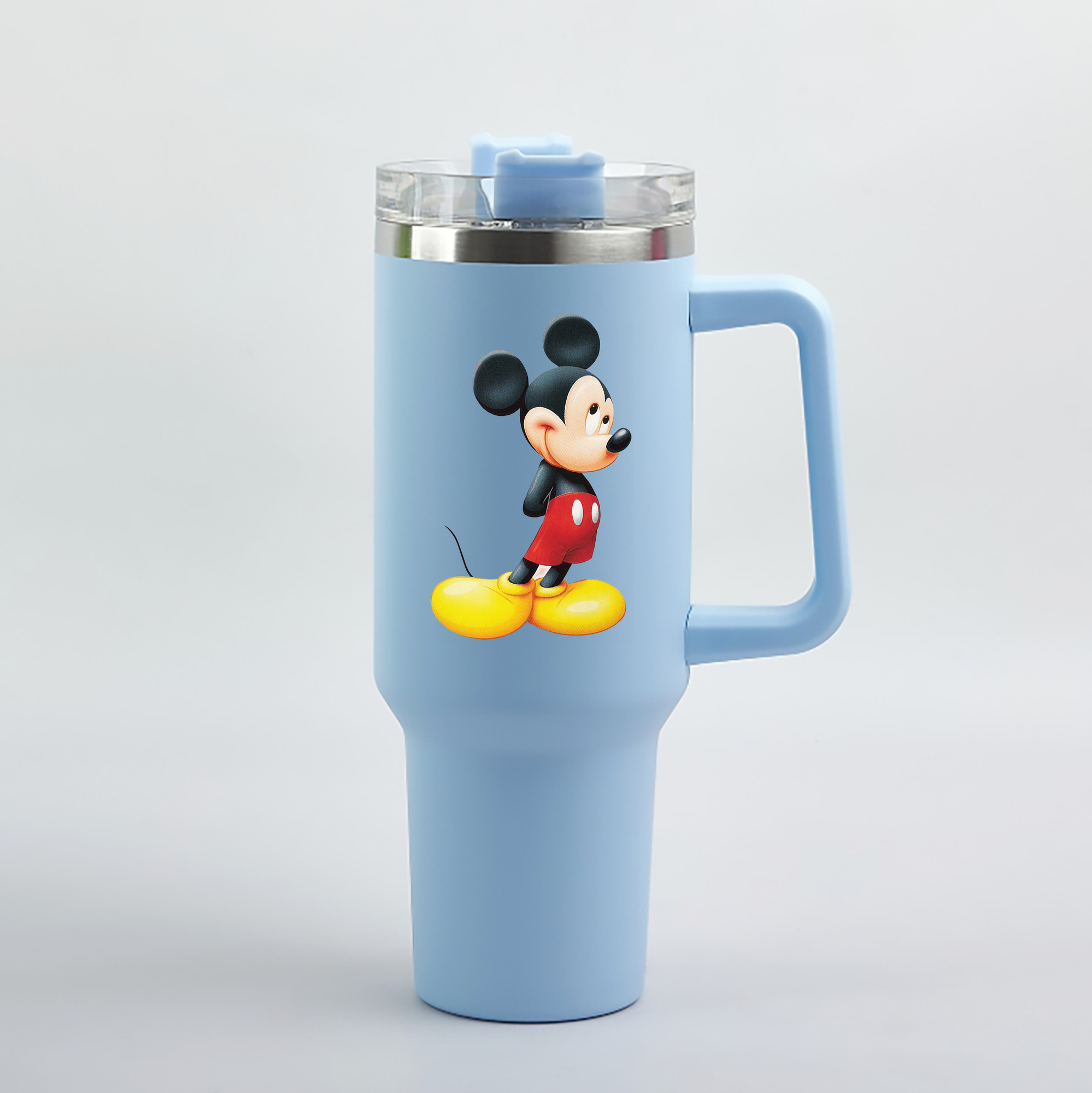 （画像用） ミッキーマウス Mickey Mouse 1200mL車用タンブラー（カラープリント）