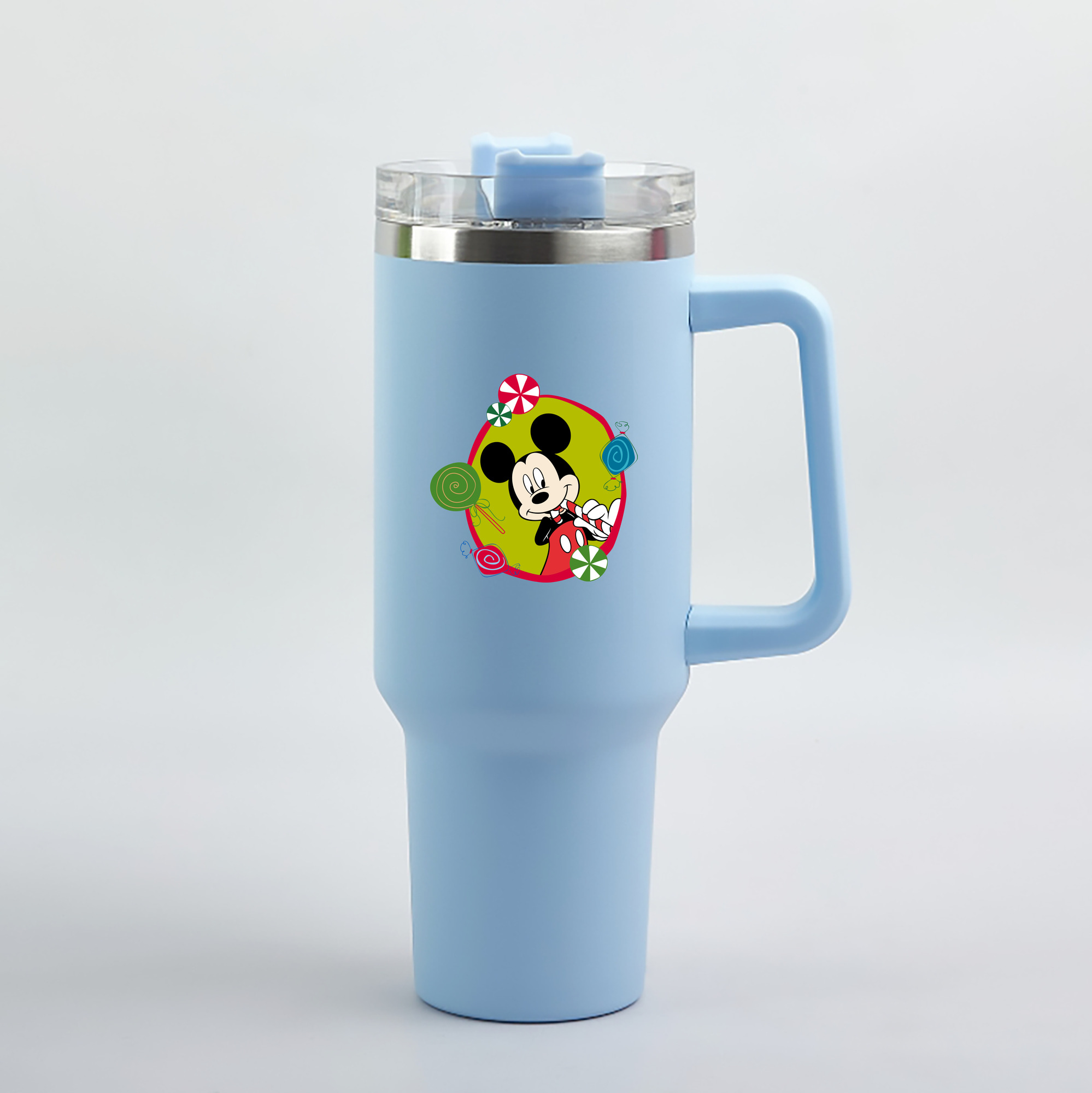 （画像用） ミッキーマウス Mickey Mouse 1200mL車用タンブラー（カラープリント）