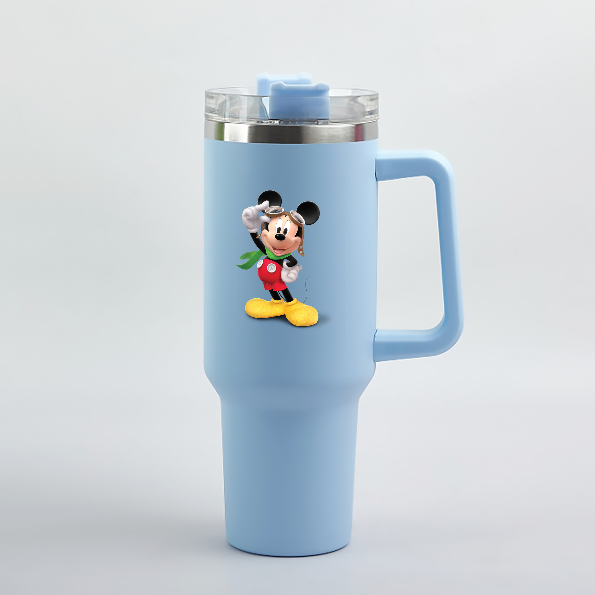 （画像用） ミッキーマウス Mickey Mouse 1200mL車用タンブラー（カラープリント）