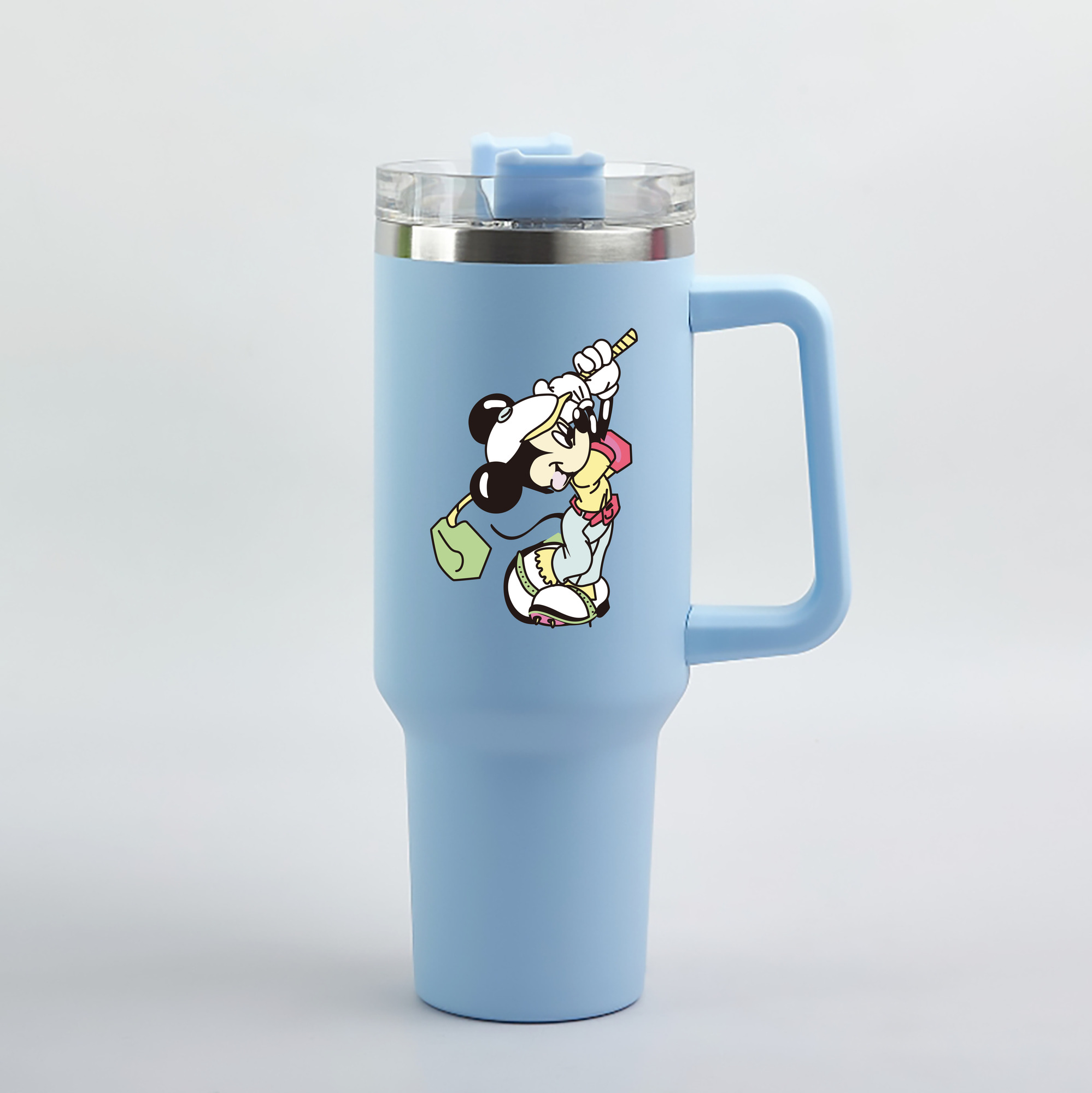 （画像用） ミッキーマウス Mickey Mouse 1200mL車用タンブラー（カラープリント）