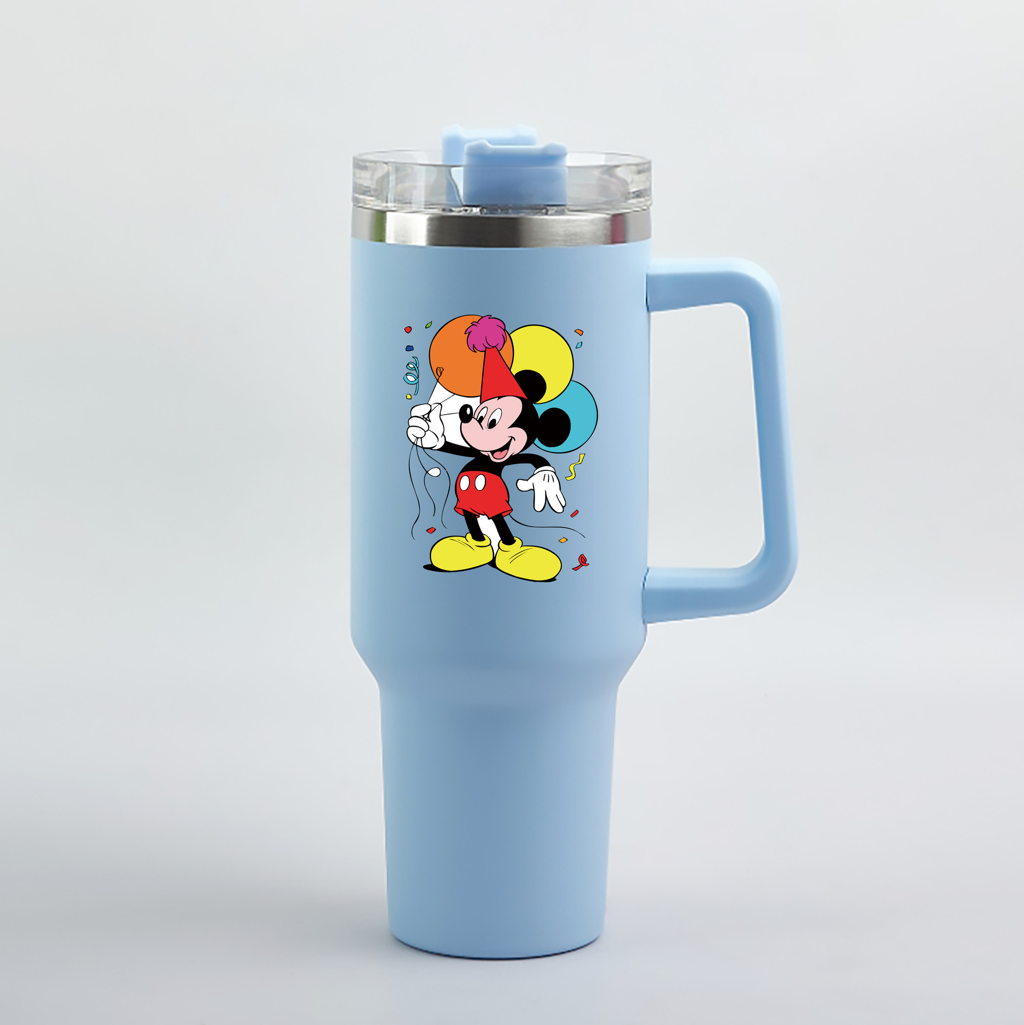 （画像用） ミッキーマウス Mickey Mouse 1200mL車用タンブラー（カラープリント）