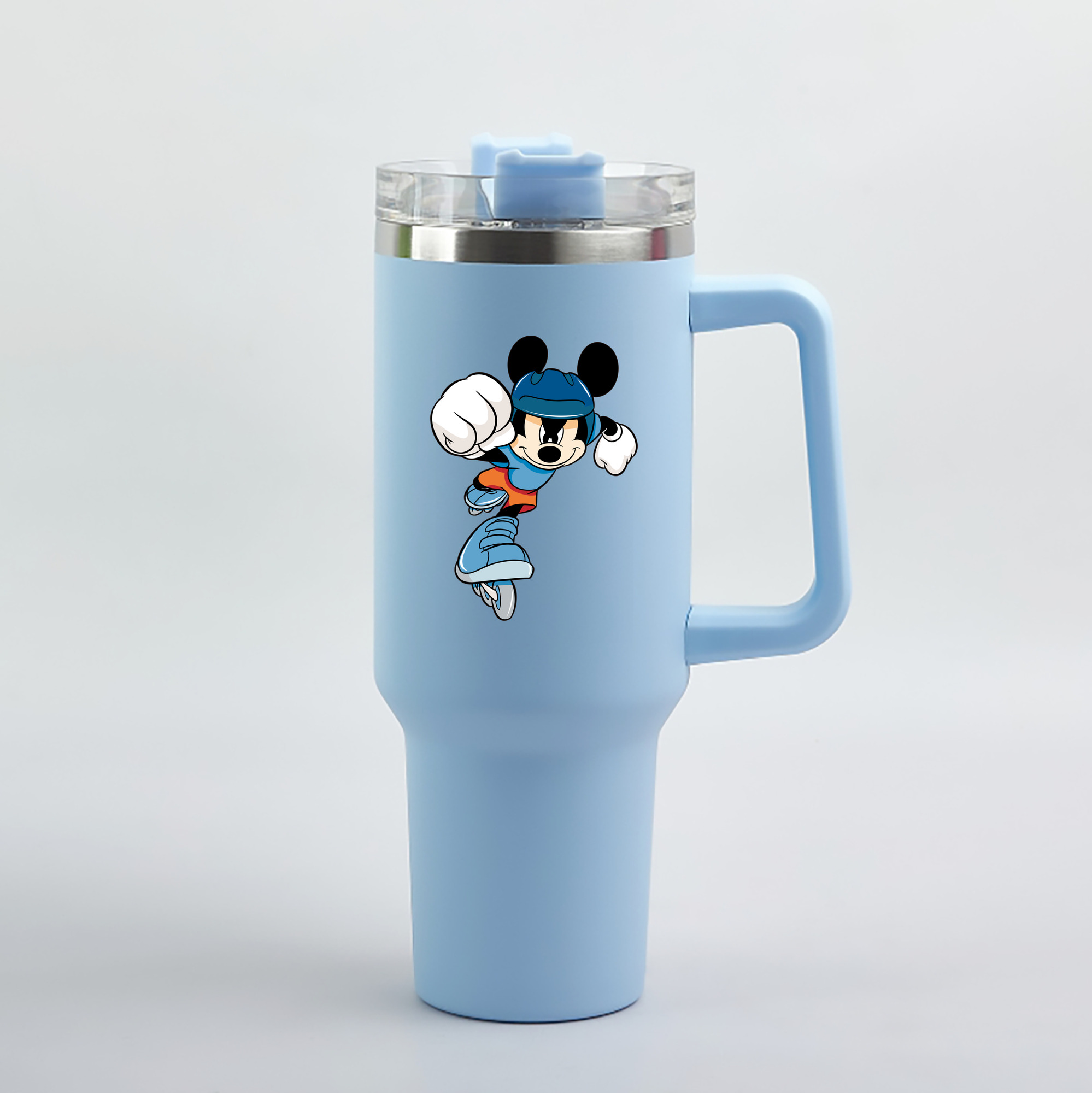 （画像用） ミッキーマウス Mickey Mouse 1200mL車用タンブラー（カラープリント）