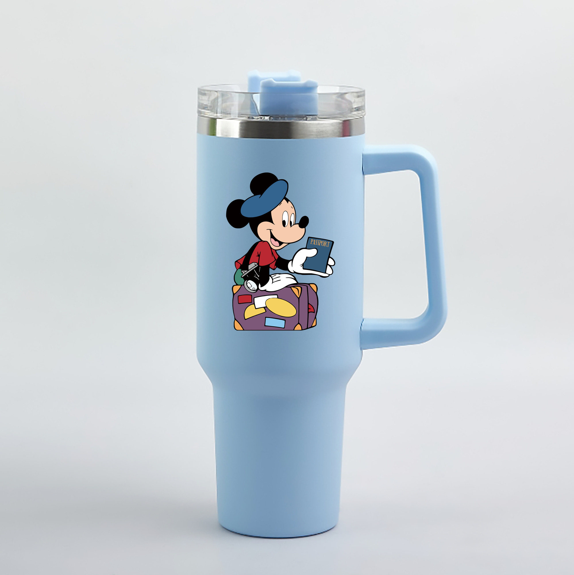 （画像用） ミッキーマウス Mickey Mouse 1200mL車用タンブラー（カラープリント）
