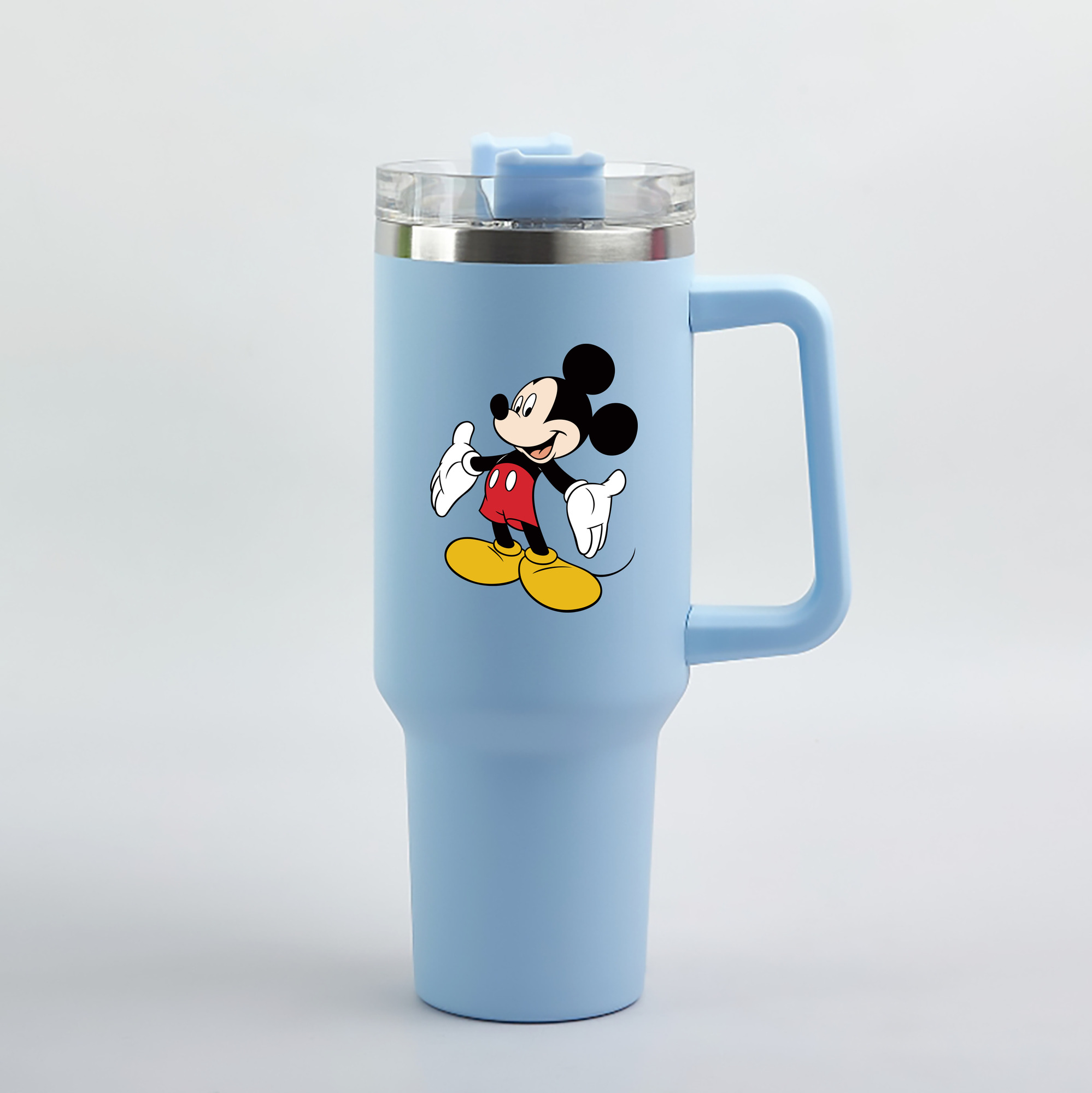 （画像用） ミッキーマウス Mickey Mouse 1200mL車用タンブラー（カラープリント）