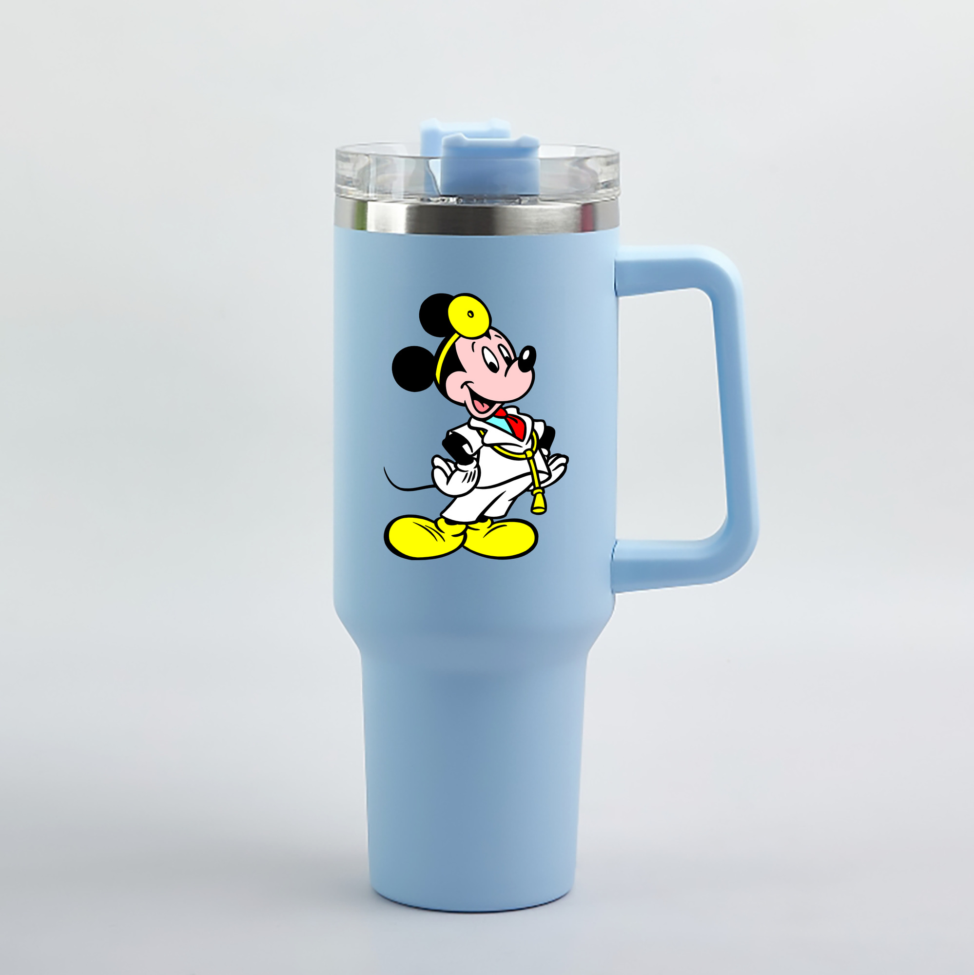 （画像用） ミッキーマウス Mickey Mouse 1200mL車用タンブラー（カラープリント）