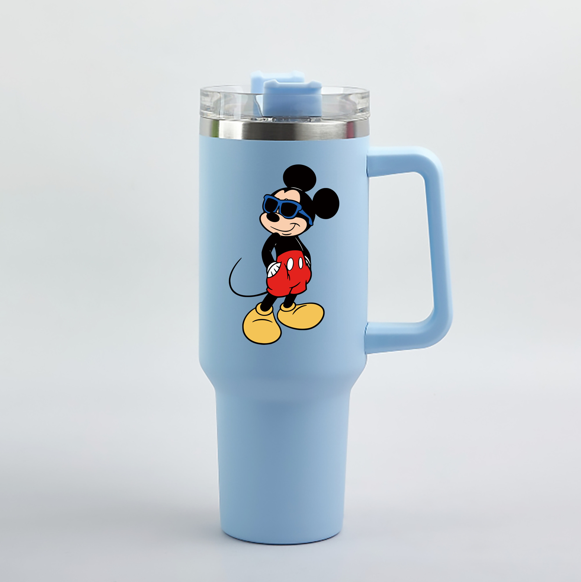 （画像用） ミッキーマウス Mickey Mouse 1200mL車用タンブラー（カラープリント）