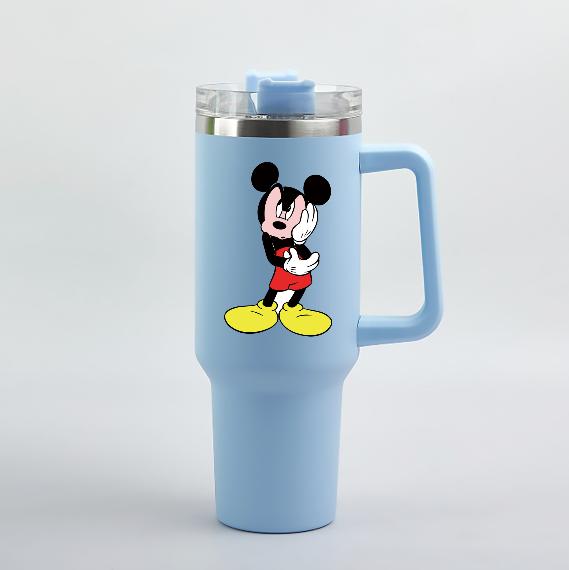 （画像用） ミッキーマウス Mickey Mouse 1200mL車用タンブラー（カラープリント）