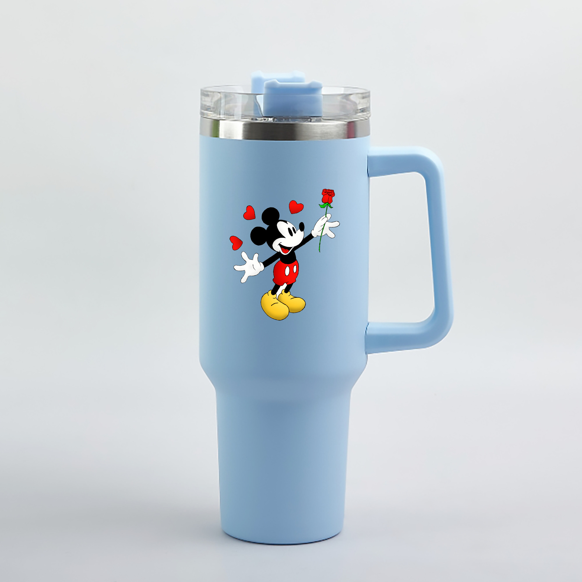 （画像用） ミッキーマウス Mickey Mouse 1200mL車用タンブラー（カラープリント）