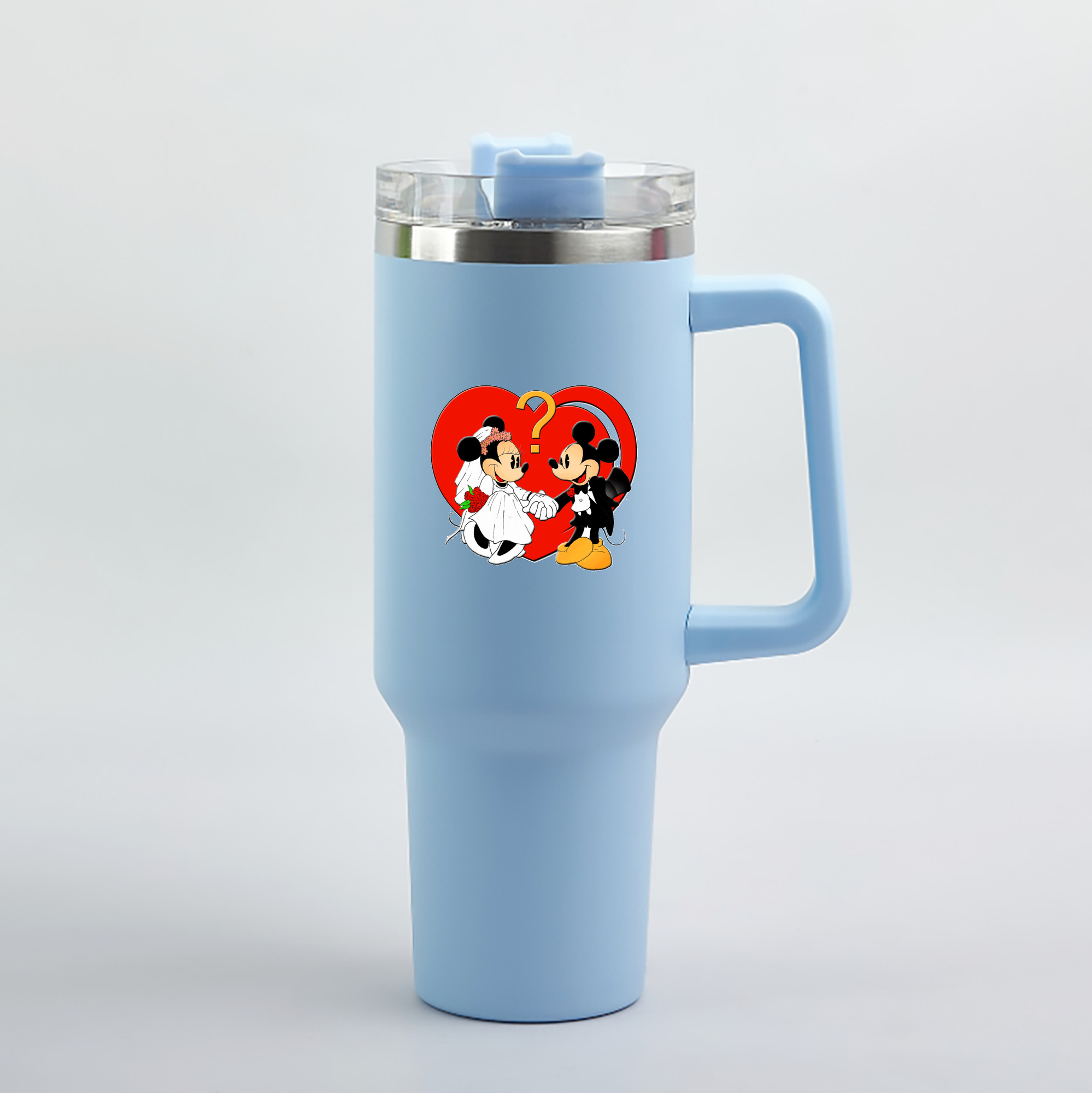 （画像用） ミッキーマウス Mickey Mouse 1200mL車用タンブラー（カラープリント）