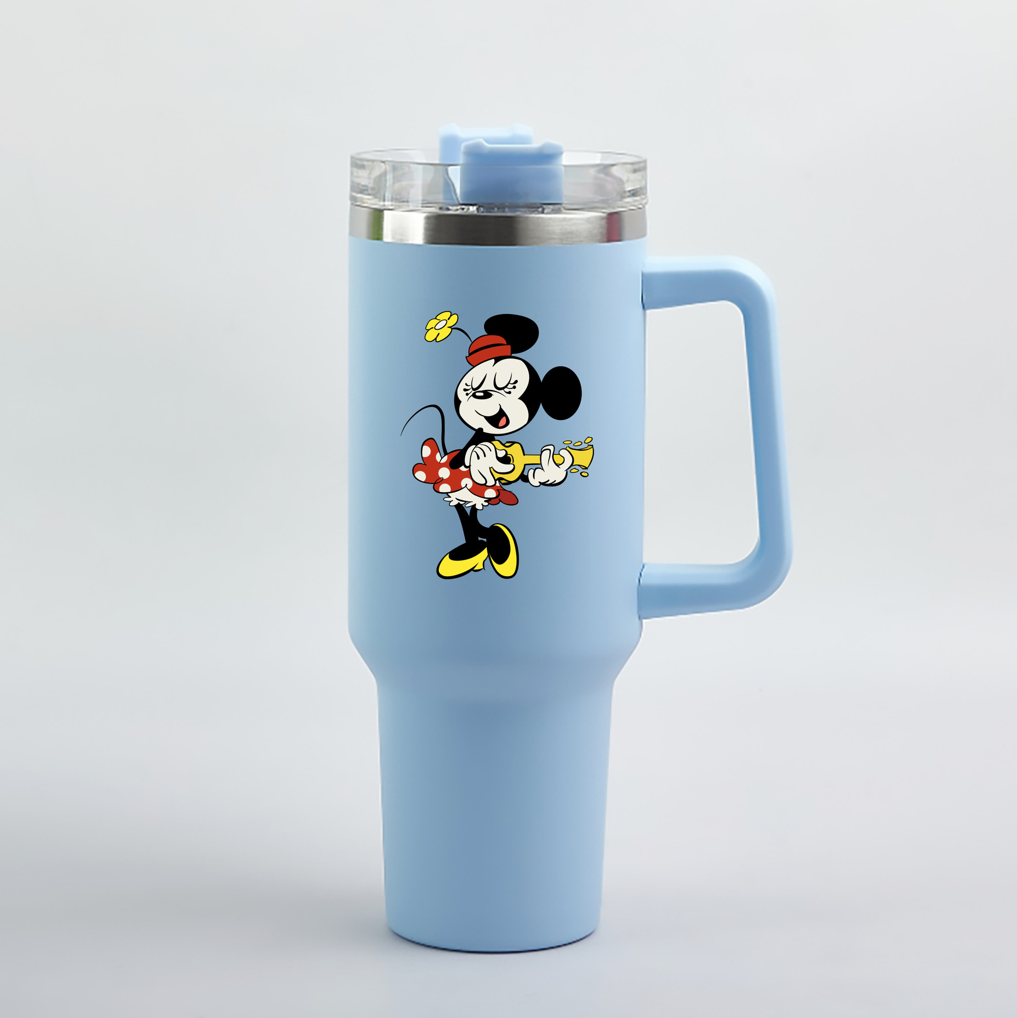 （画像用） ミッキーマウス Mickey Mouse 1200mL車用タンブラー（カラープリント）