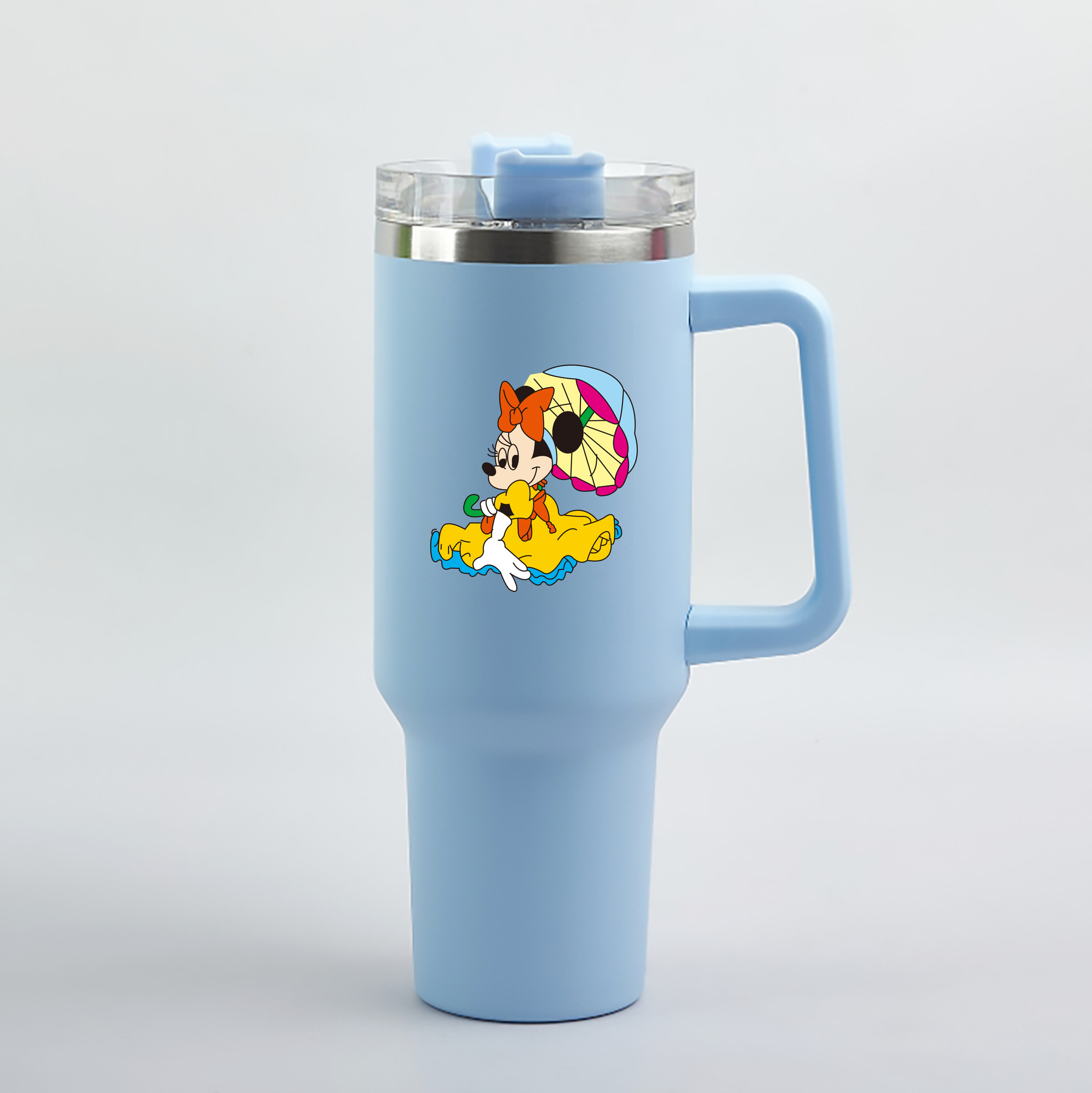 （画像用） ミッキーマウス Mickey Mouse 1200mL車用タンブラー（カラープリント）