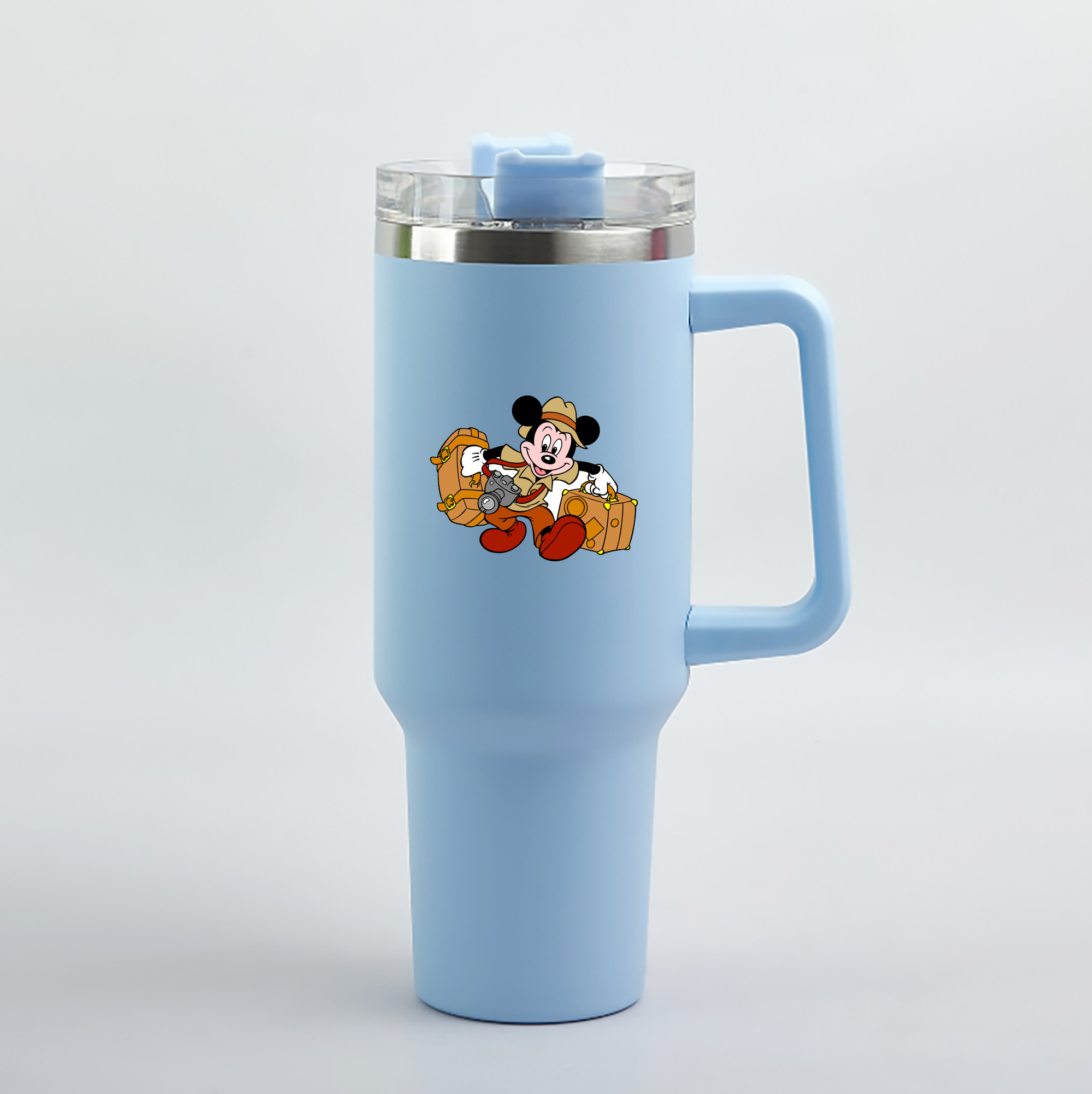 （画像用） ミッキーマウス Mickey Mouse 1200mL車用タンブラー（カラープリント）