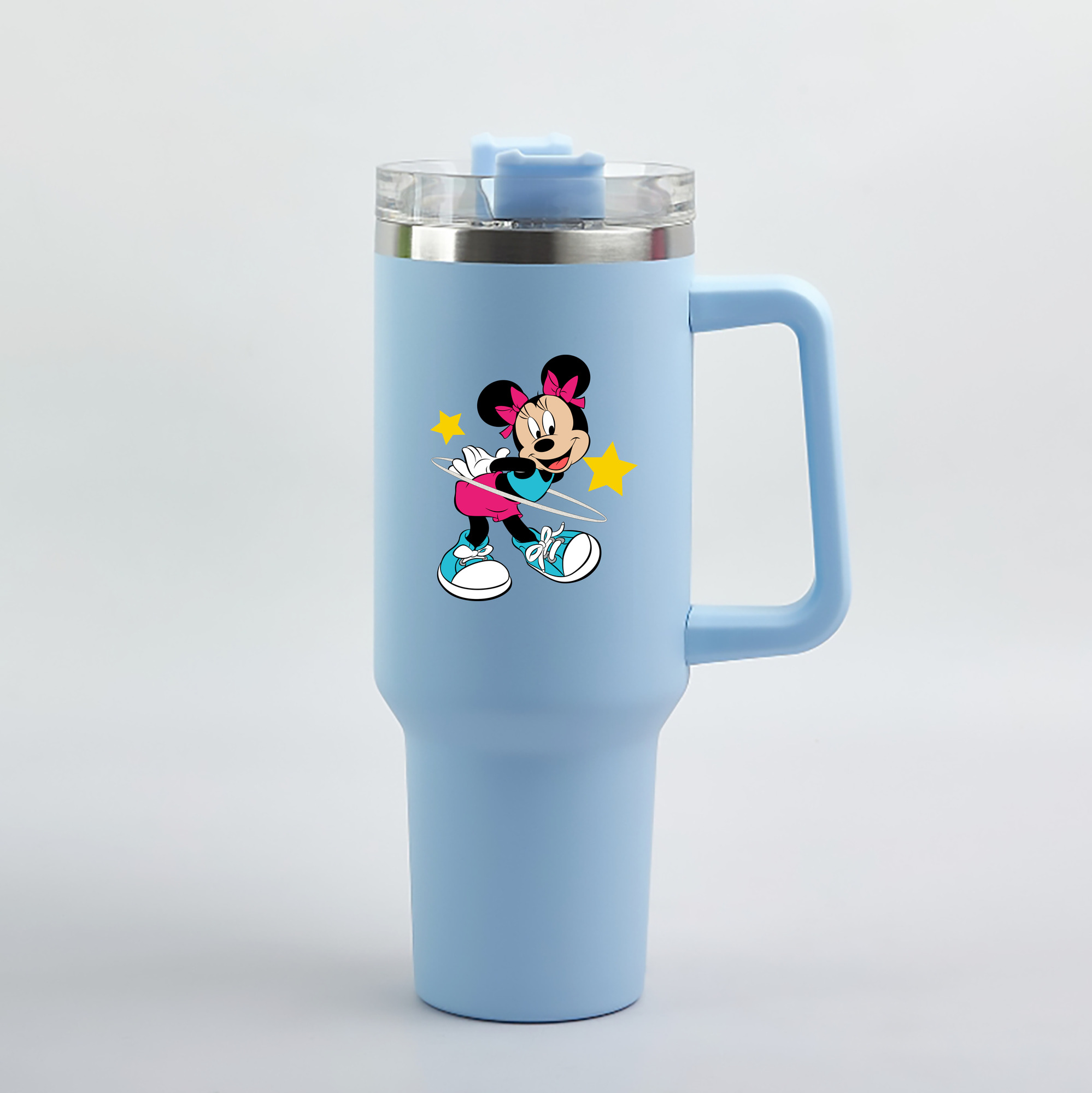 （画像用） ミッキーマウス Mickey Mouse 1200mL車用タンブラー（カラープリント）
