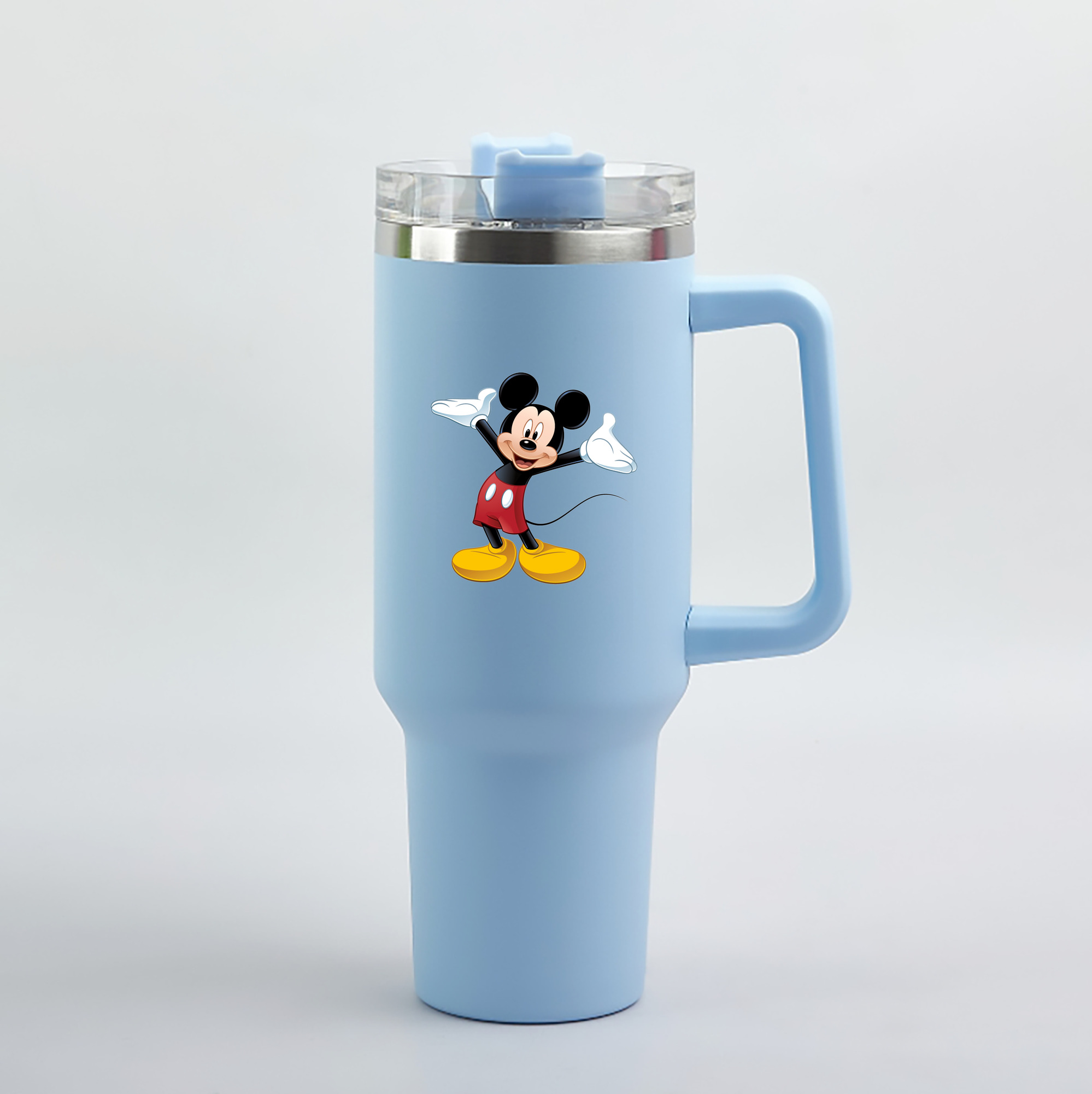 （画像用） ミッキーマウス Mickey Mouse 1200mL車用タンブラー（カラープリント）