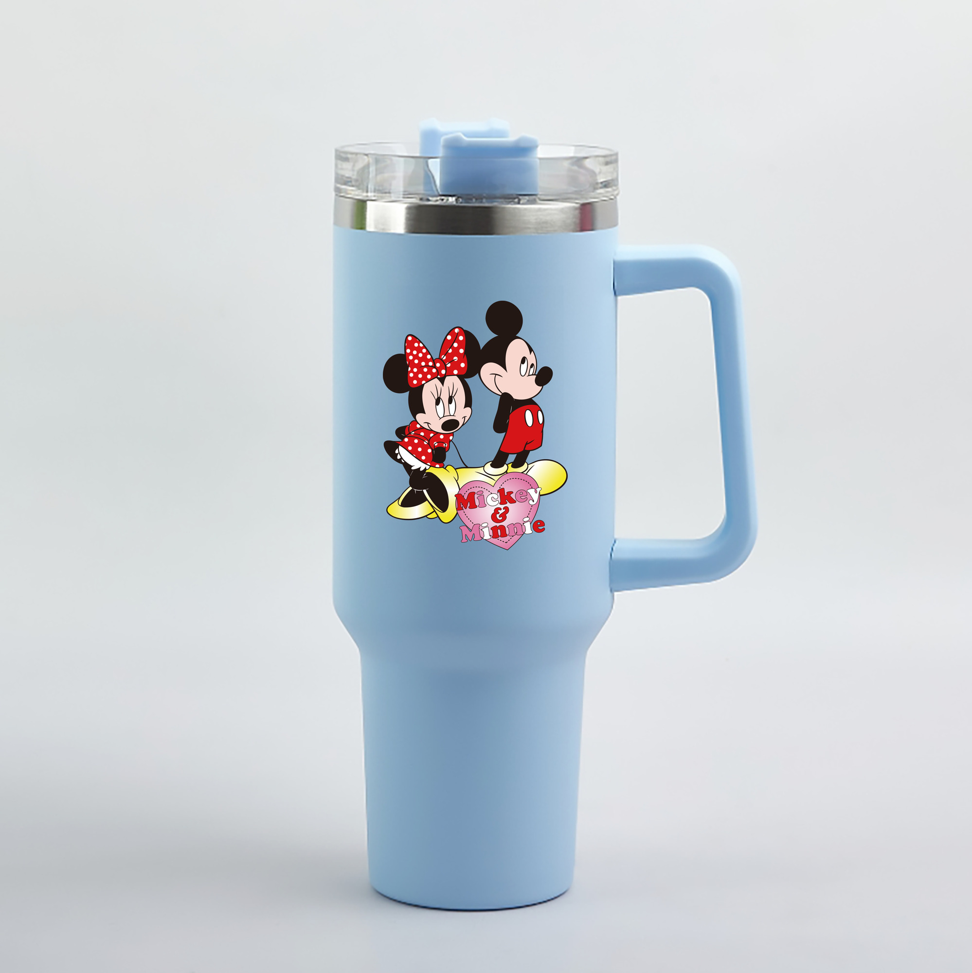 （画像用） ミッキーマウス Mickey Mouse 1200mL車用タンブラー（カラープリント）