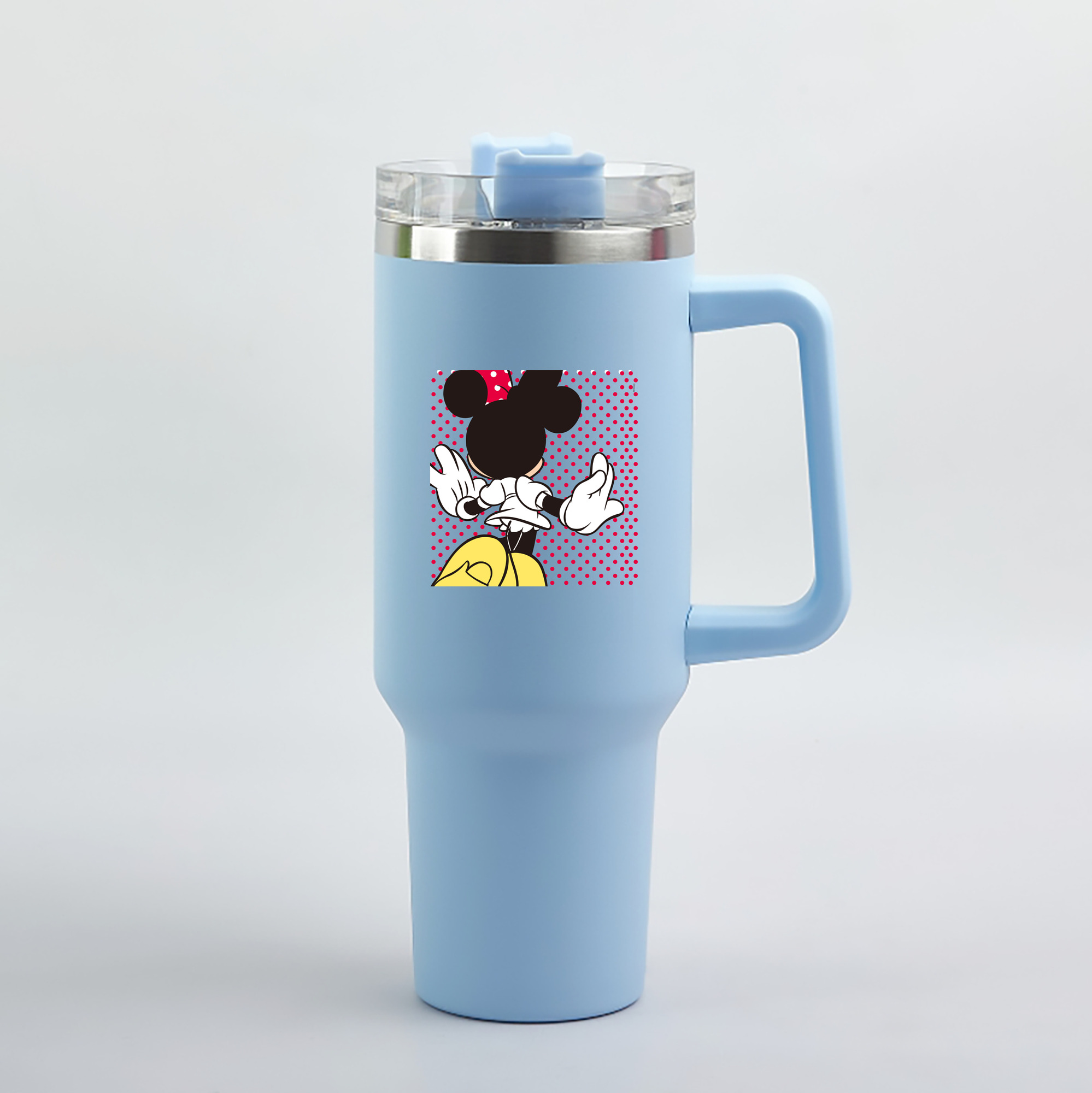 （画像用） ミッキーマウス Mickey Mouse 1200mL車用タンブラー（カラープリント）
