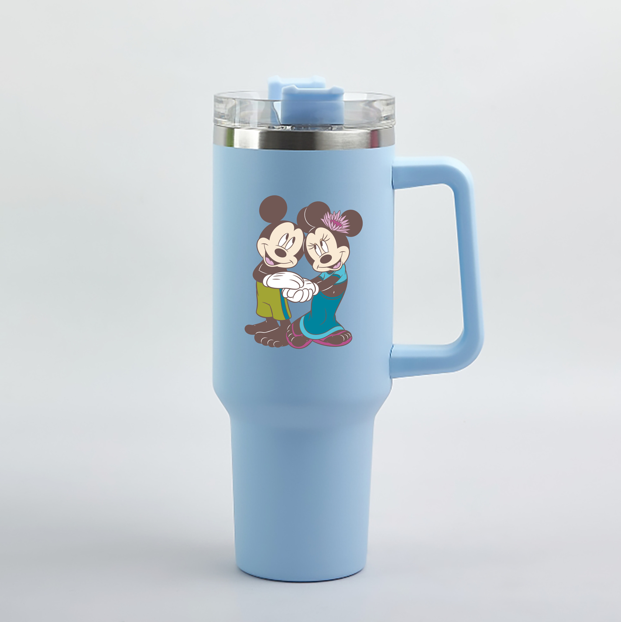 （画像用） ミッキーマウス Mickey Mouse 1200mL車用タンブラー（カラープリント）