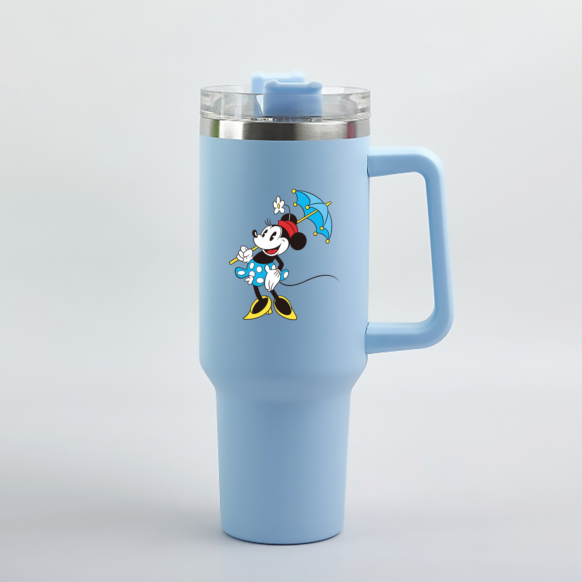 （画像用） ミッキーマウス Mickey Mouse 1200mL車用タンブラー（カラープリント）