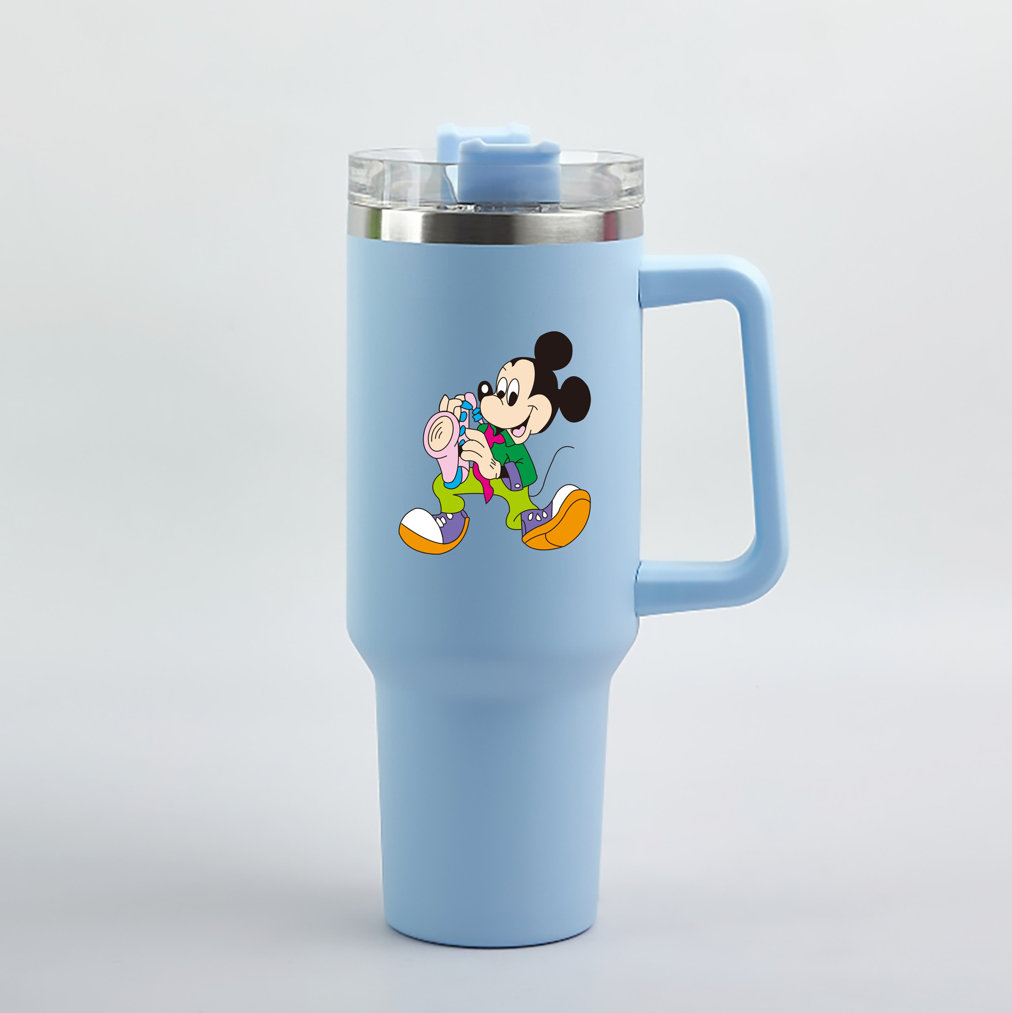 （画像用） ミッキーマウス Mickey Mouse 1200mL車用タンブラー（カラープリント）