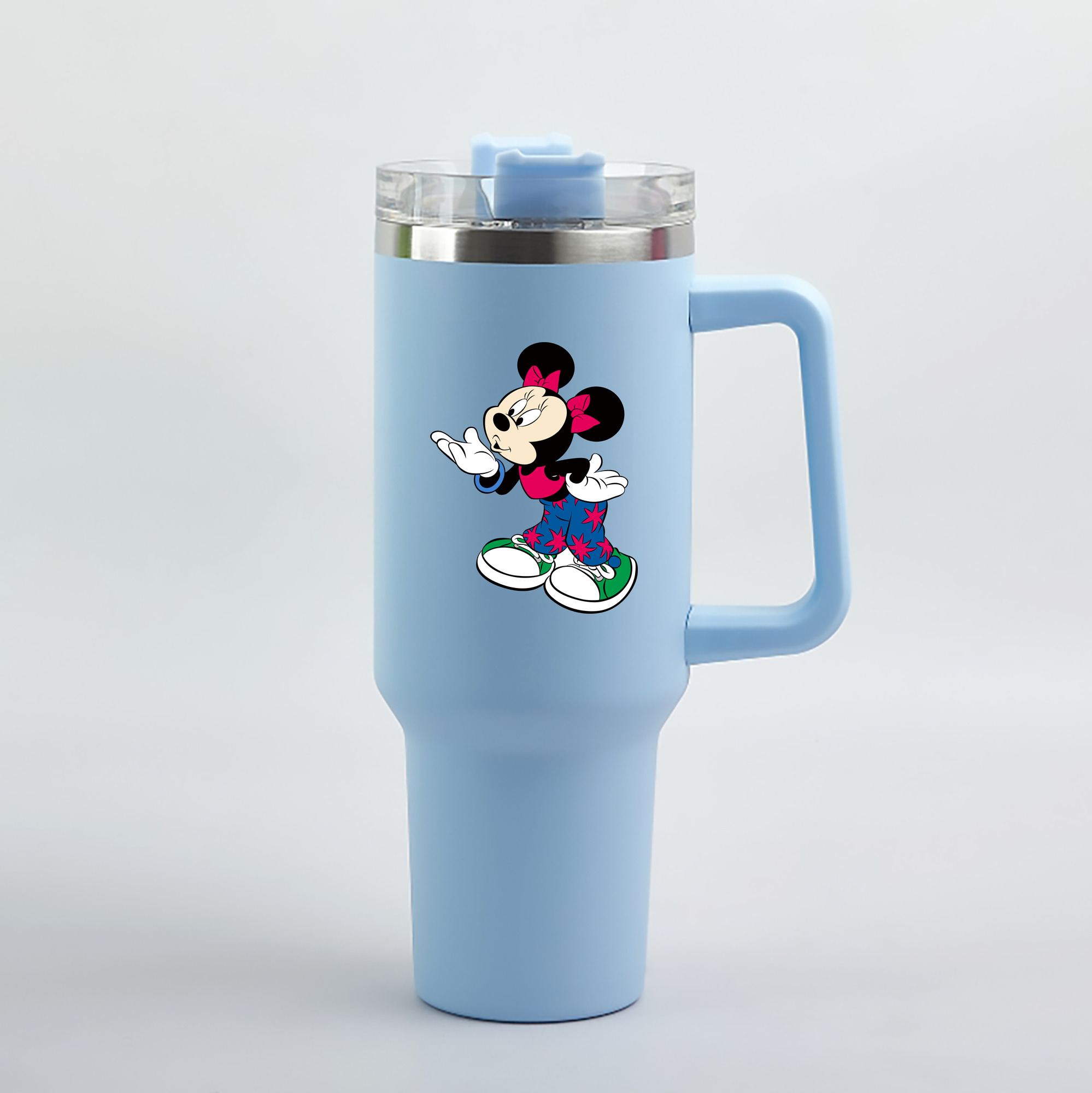 （画像用） ミッキーマウス Mickey Mouse 1200mL車用タンブラー（カラープリント）