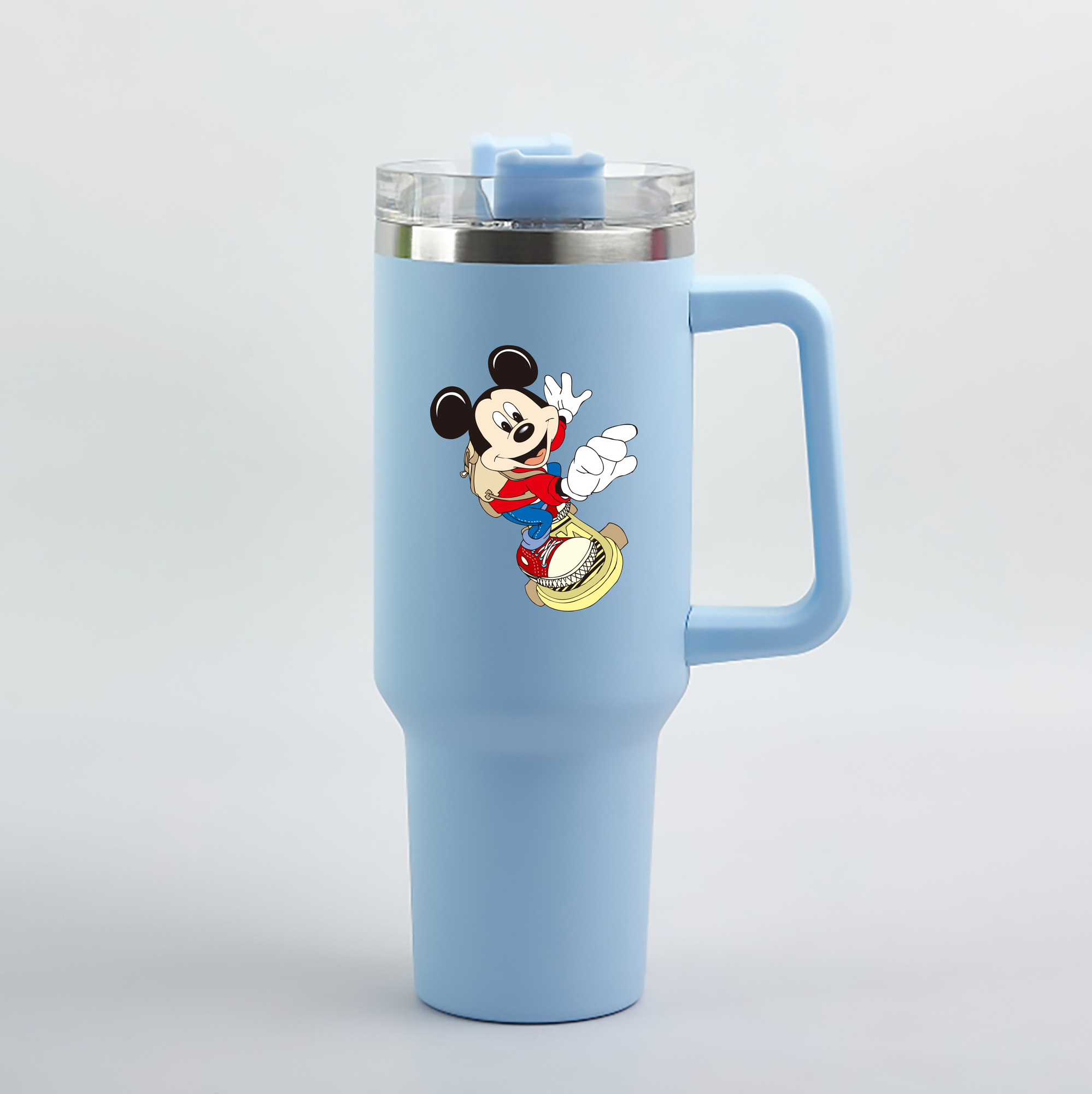 （画像用） ミッキーマウス Mickey Mouse 1200mL車用タンブラー（カラープリント）