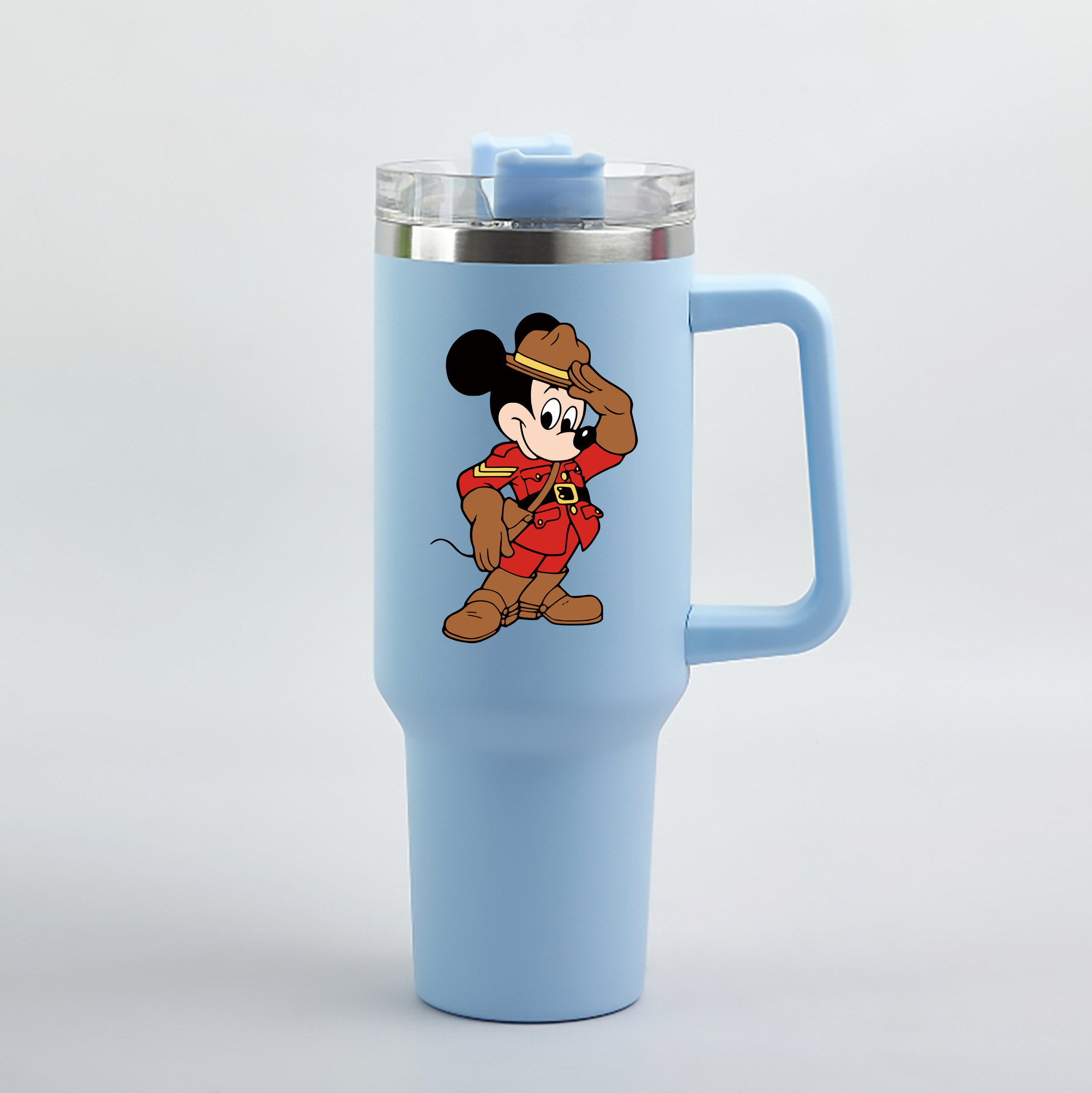 （画像用） ミッキーマウス Mickey Mouse 1200mL車用タンブラー（カラープリント）