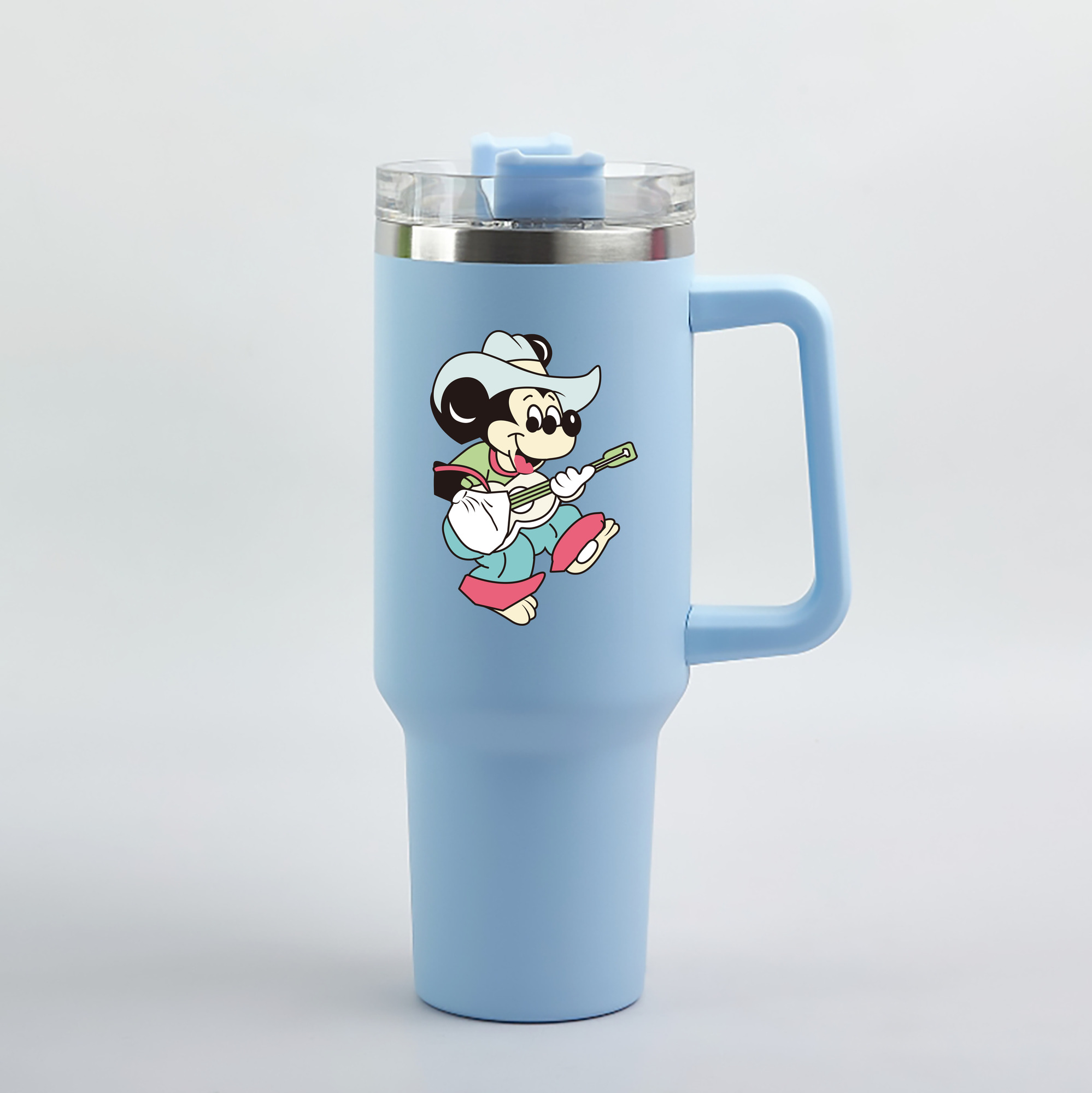 （画像用） ミッキーマウス Mickey Mouse 1200mL車用タンブラー（カラープリント）