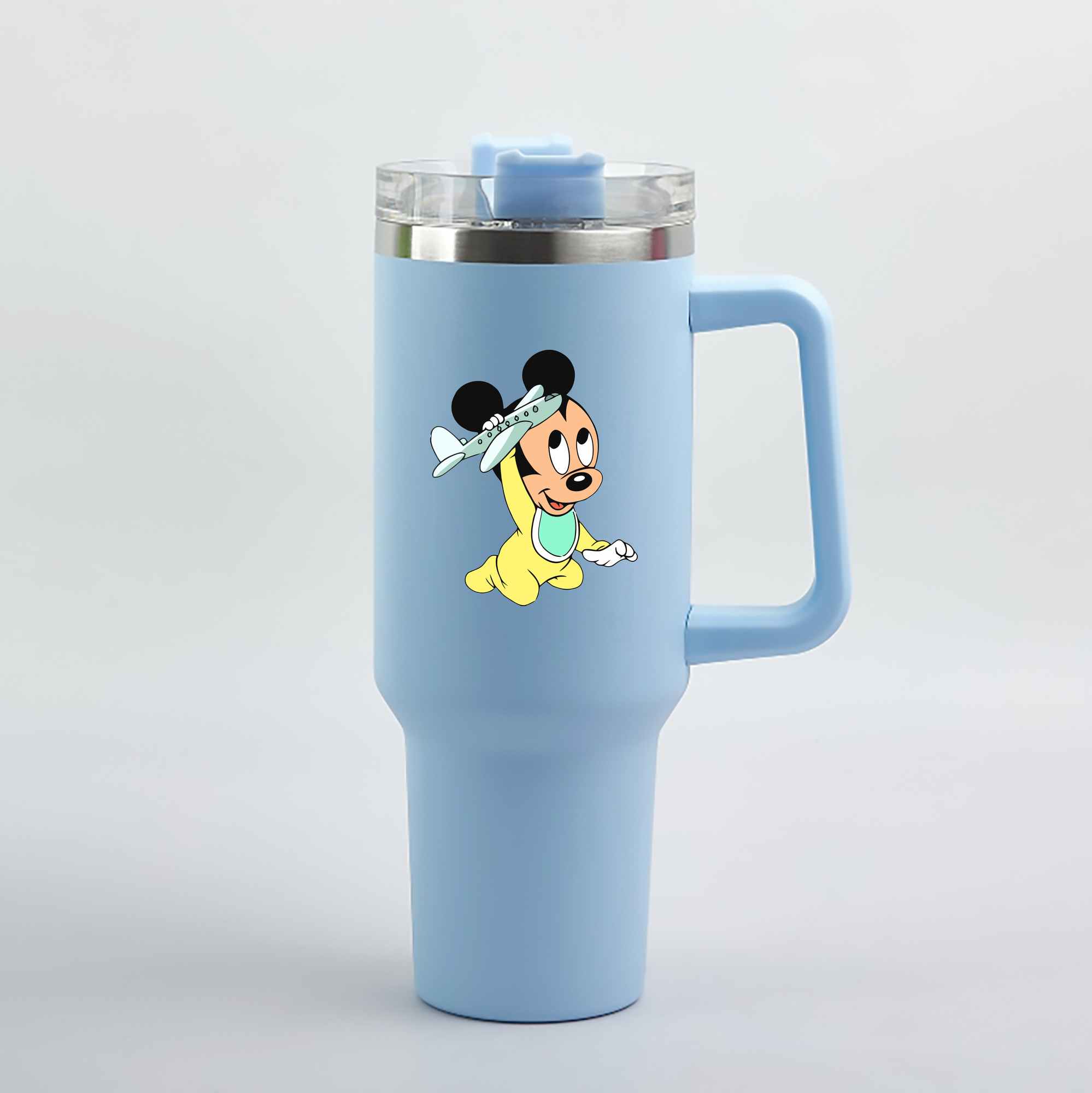 （画像用） ミッキーマウス Mickey Mouse 1200mL車用タンブラー（カラープリント）