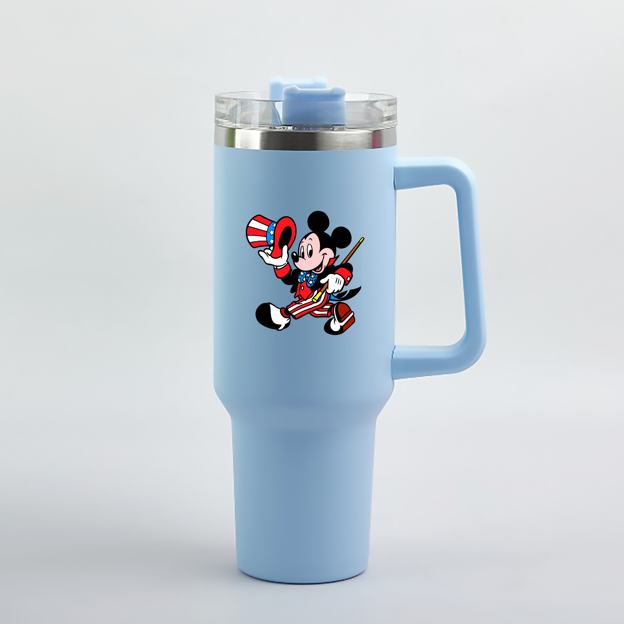 （画像用） ミッキーマウス Mickey Mouse 1200mL車用タンブラー（カラープリント）