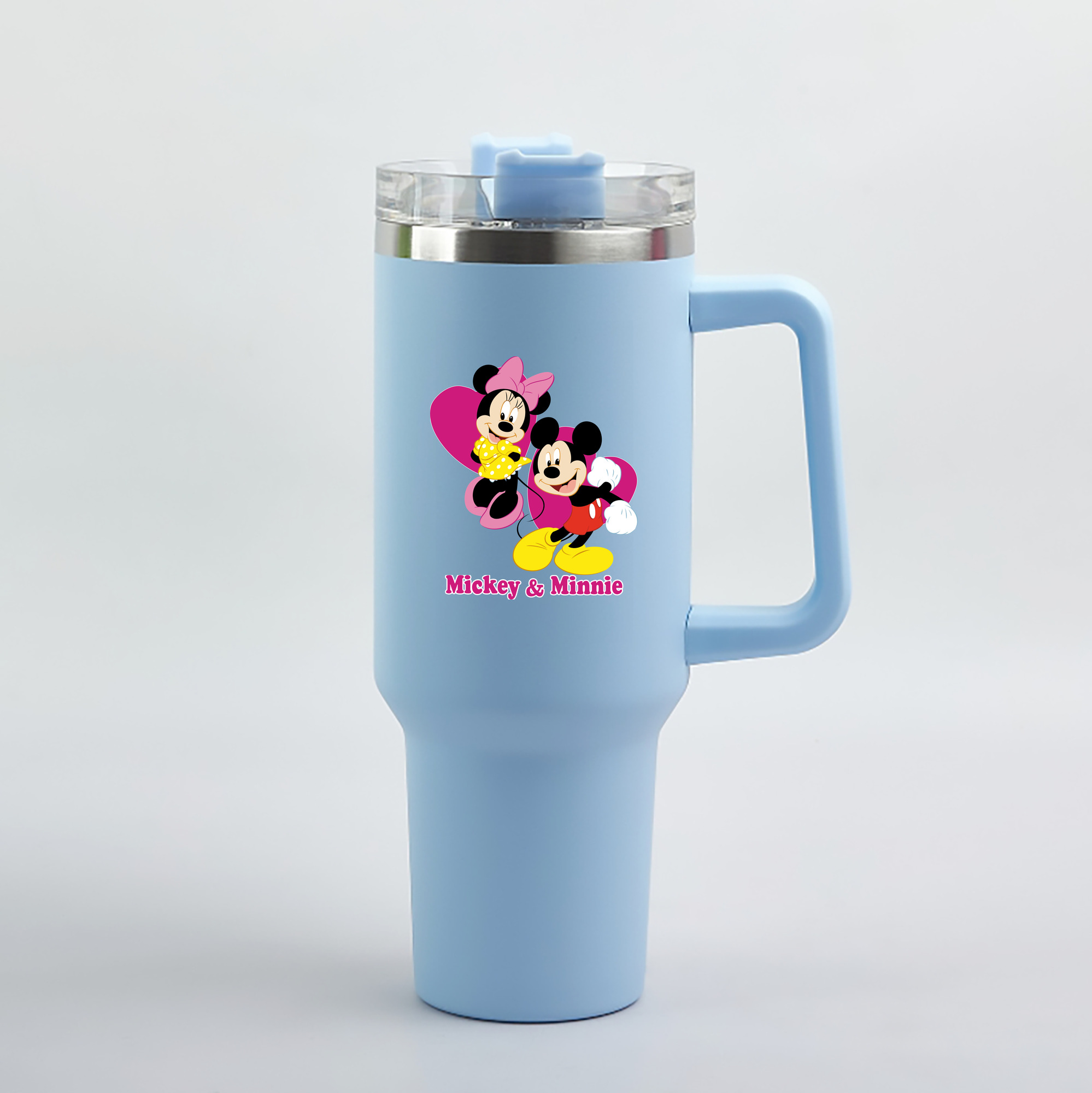（画像用） ミッキーマウス Mickey Mouse 1200mL車用タンブラー（カラープリント）