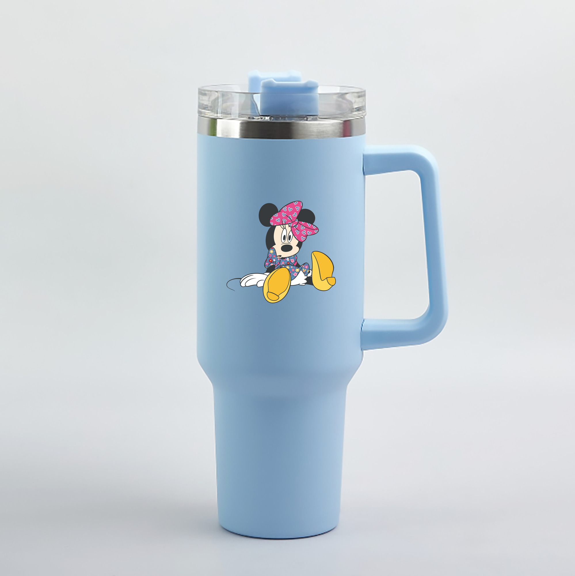 （画像用） ミッキーマウス Mickey Mouse 1200mL車用タンブラー（カラープリント）