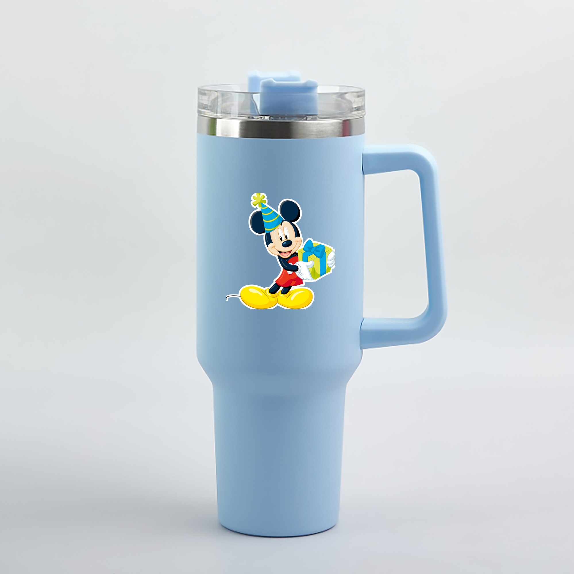 （画像用） ミッキーマウス Mickey Mouse 1200mL車用タンブラー（カラープリント）