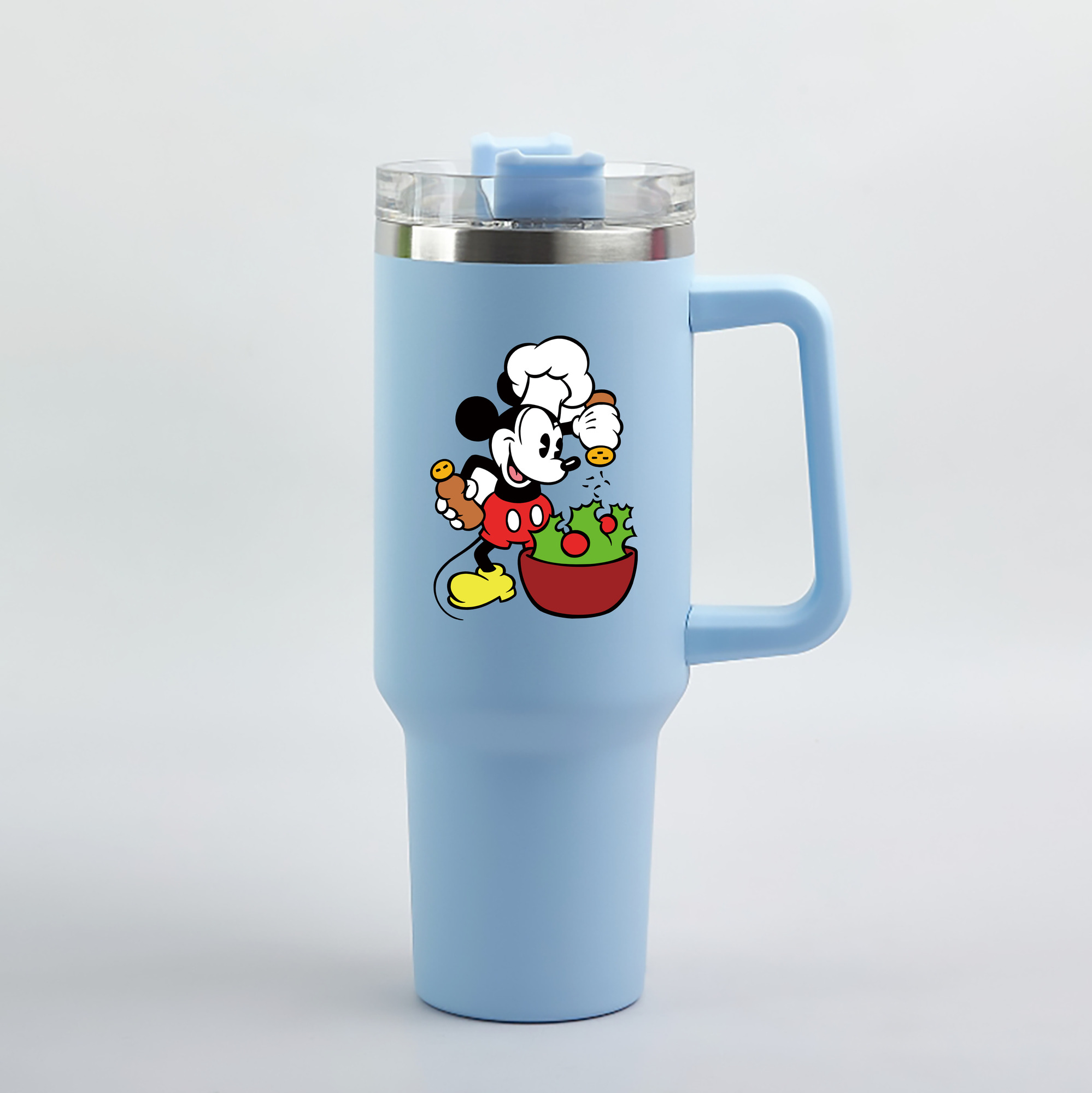 （画像用） ミッキーマウス Mickey Mouse 1200mL車用タンブラー（カラープリント）