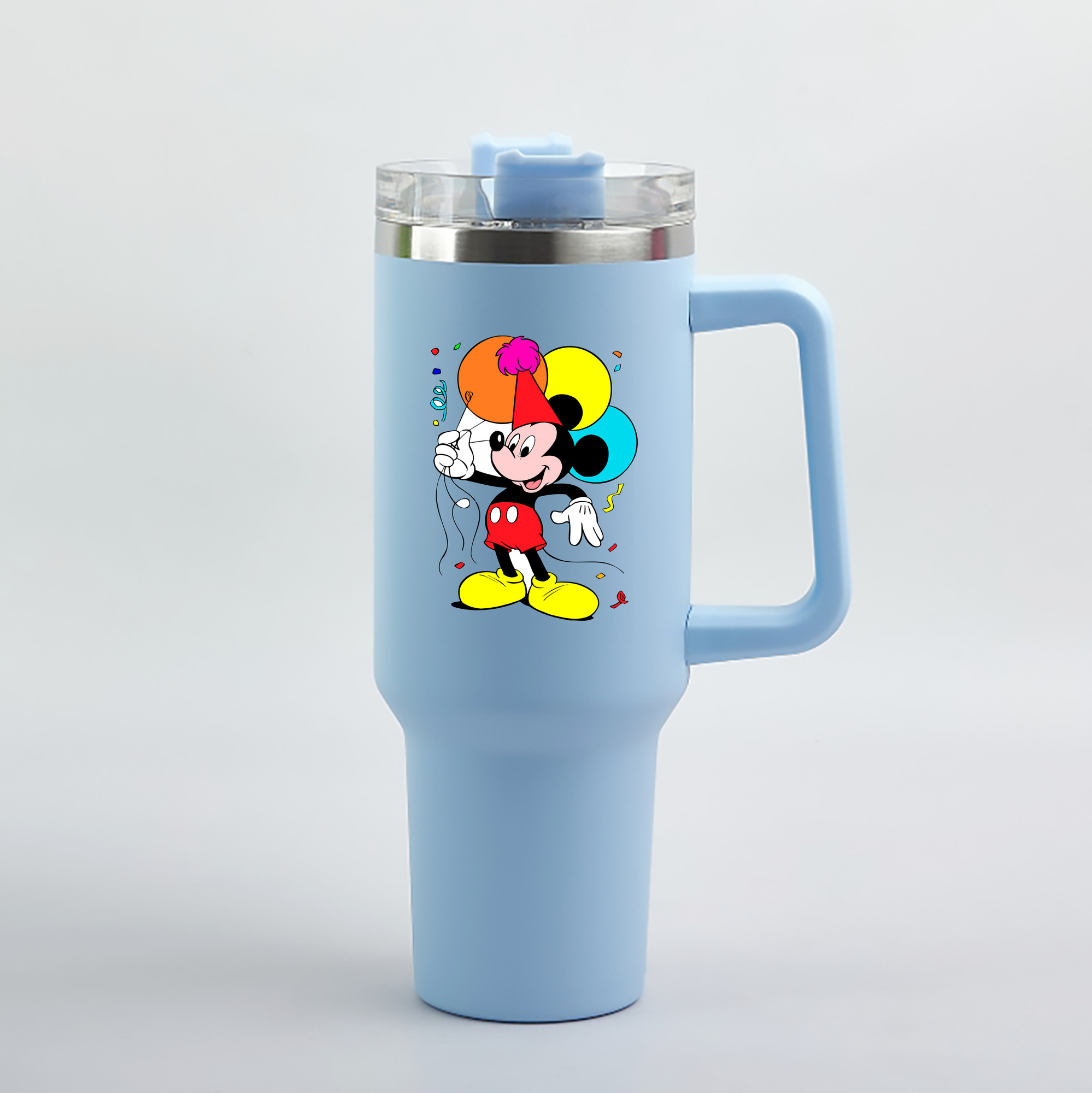 （画像用） ミッキーマウス Mickey Mouse 1200mL車用タンブラー（カラープリント）