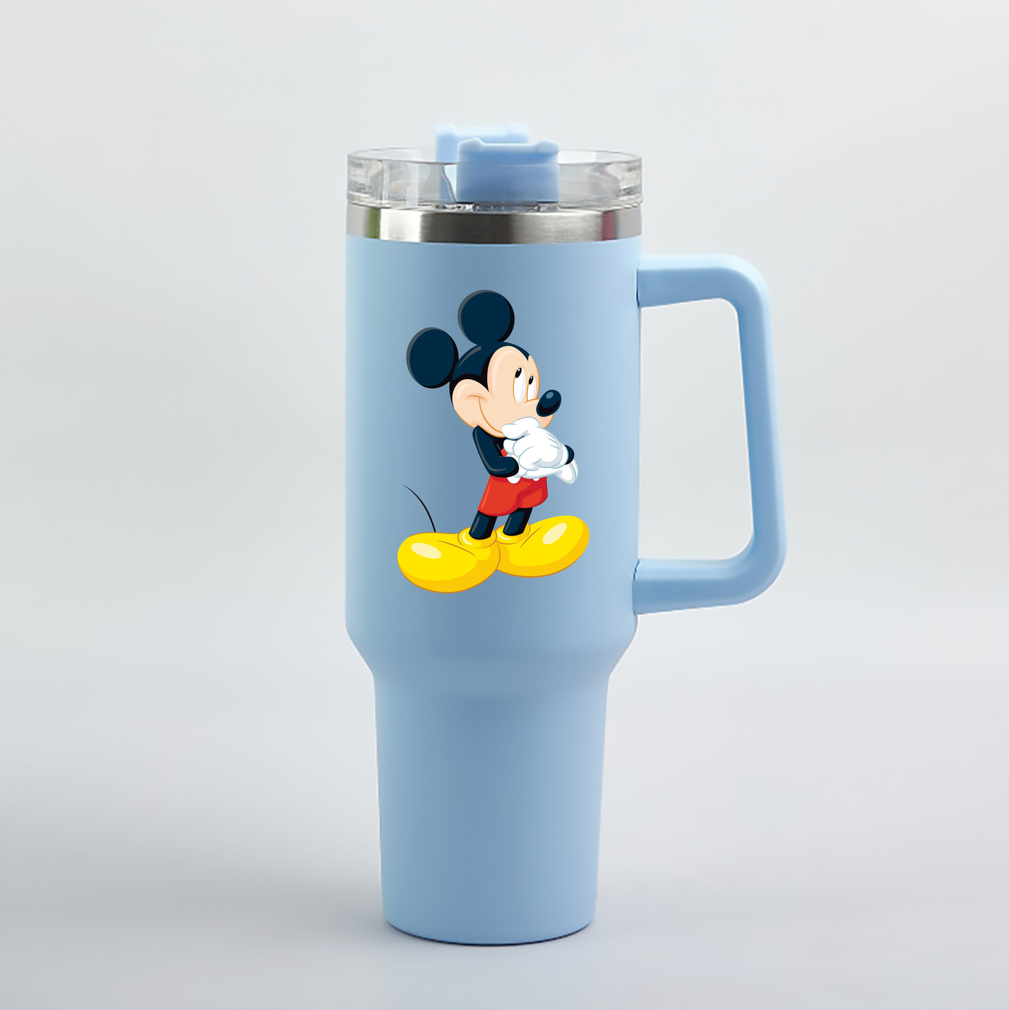 （画像用） ミッキーマウス Mickey Mouse 1200mL車用タンブラー（カラープリント）