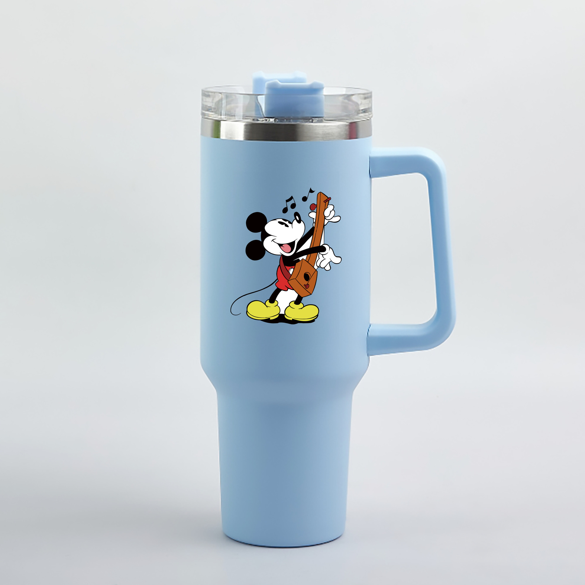 （画像用） ミッキーマウス Mickey Mouse 1200mL車用タンブラー（カラープリント）