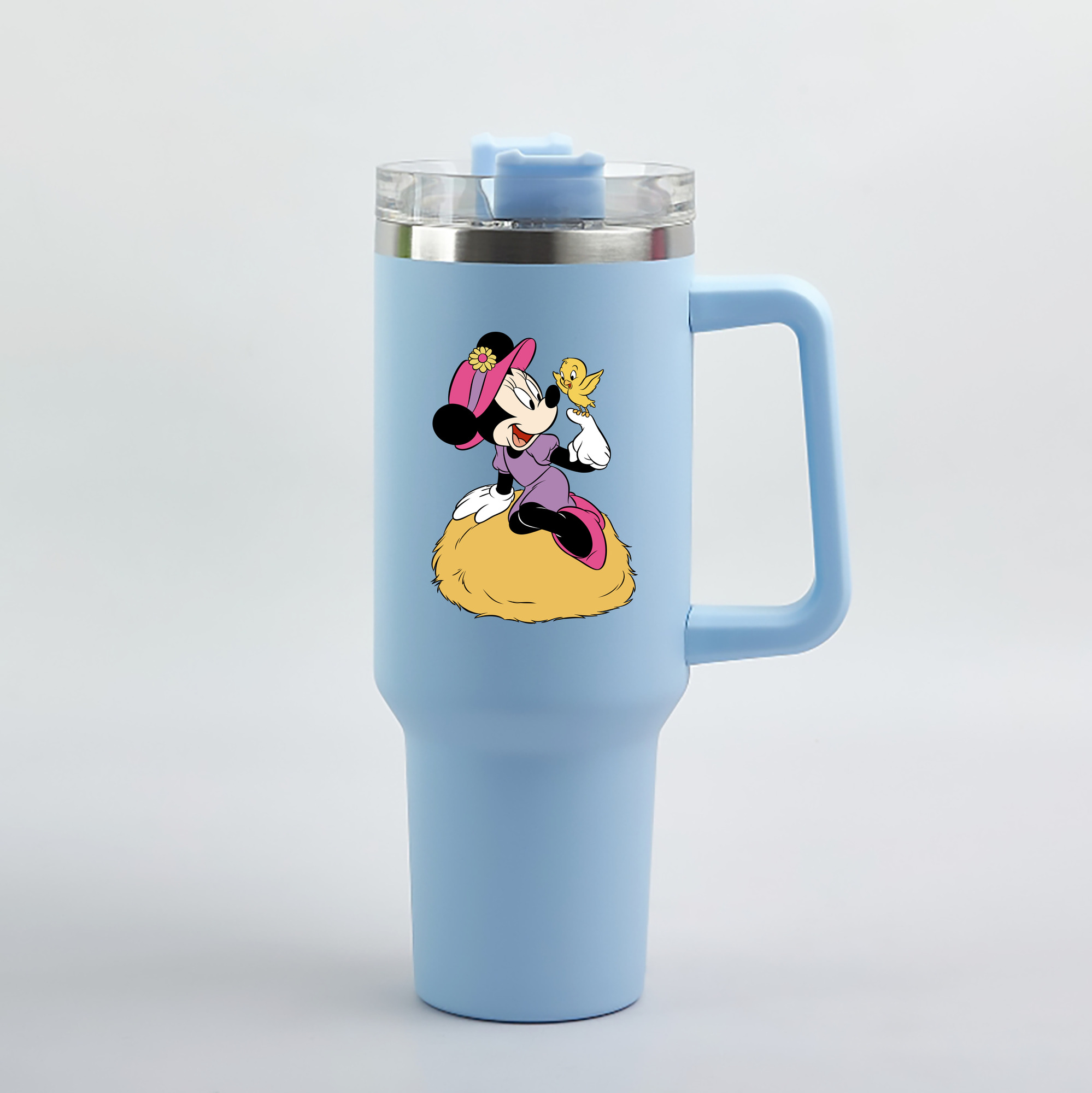 （画像用） ミッキーマウス Mickey Mouse 1200mL車用タンブラー（カラープリント）