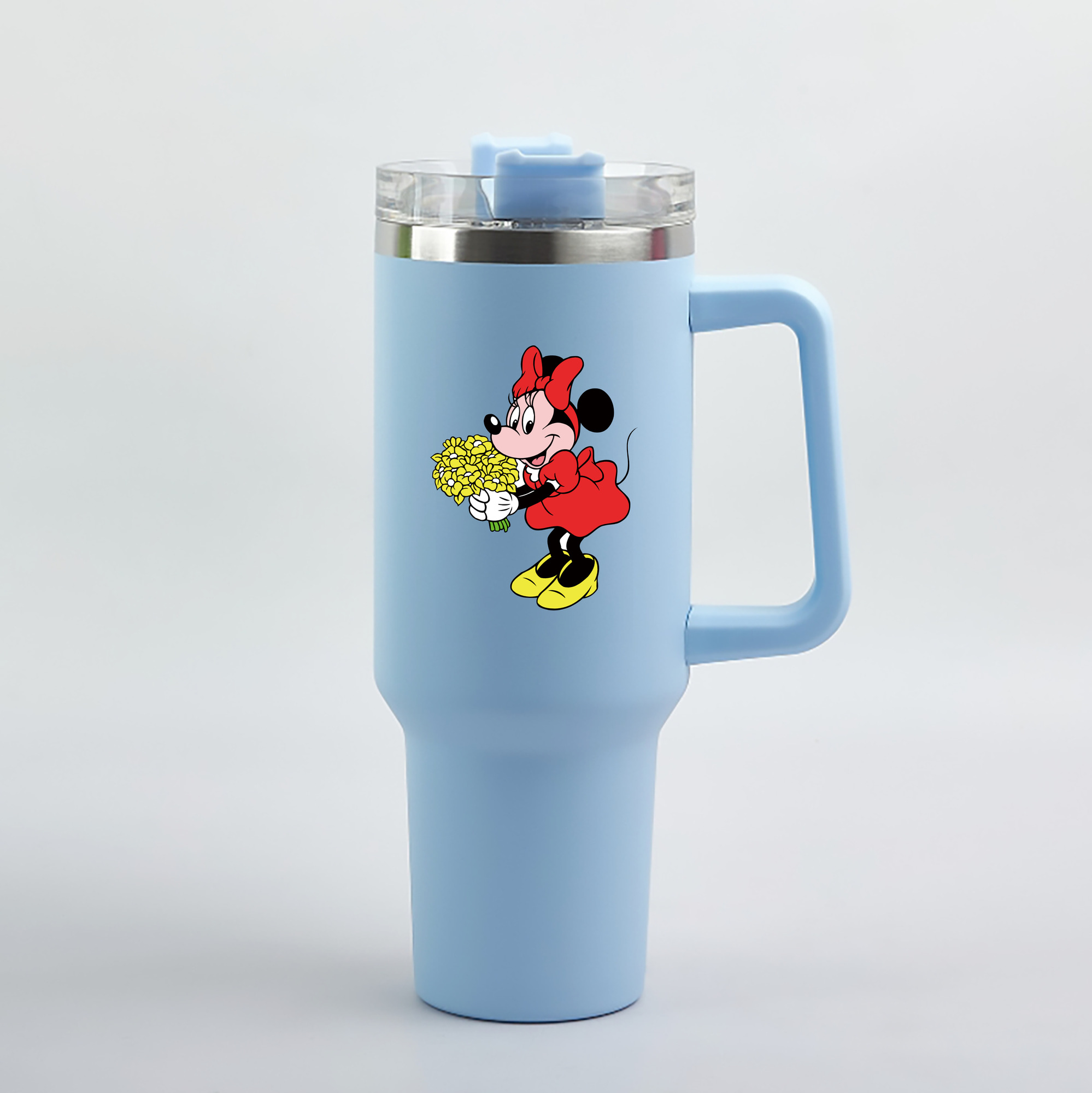 （画像用） ミッキーマウス Mickey Mouse 1200mL車用タンブラー（カラープリント）